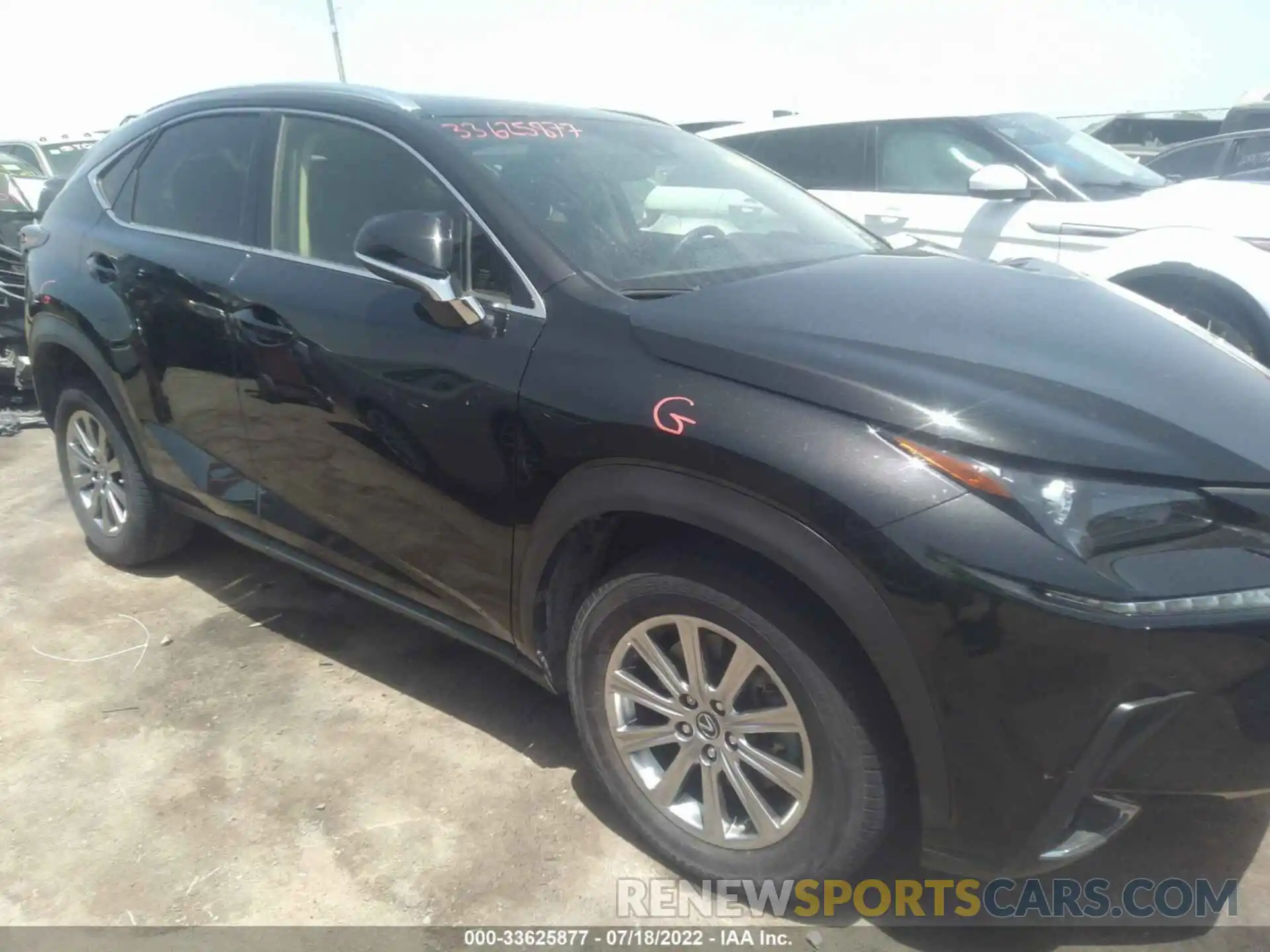 1 Photograph of a damaged car JTJYARBZ7K2151230 LEXUS NX 2019