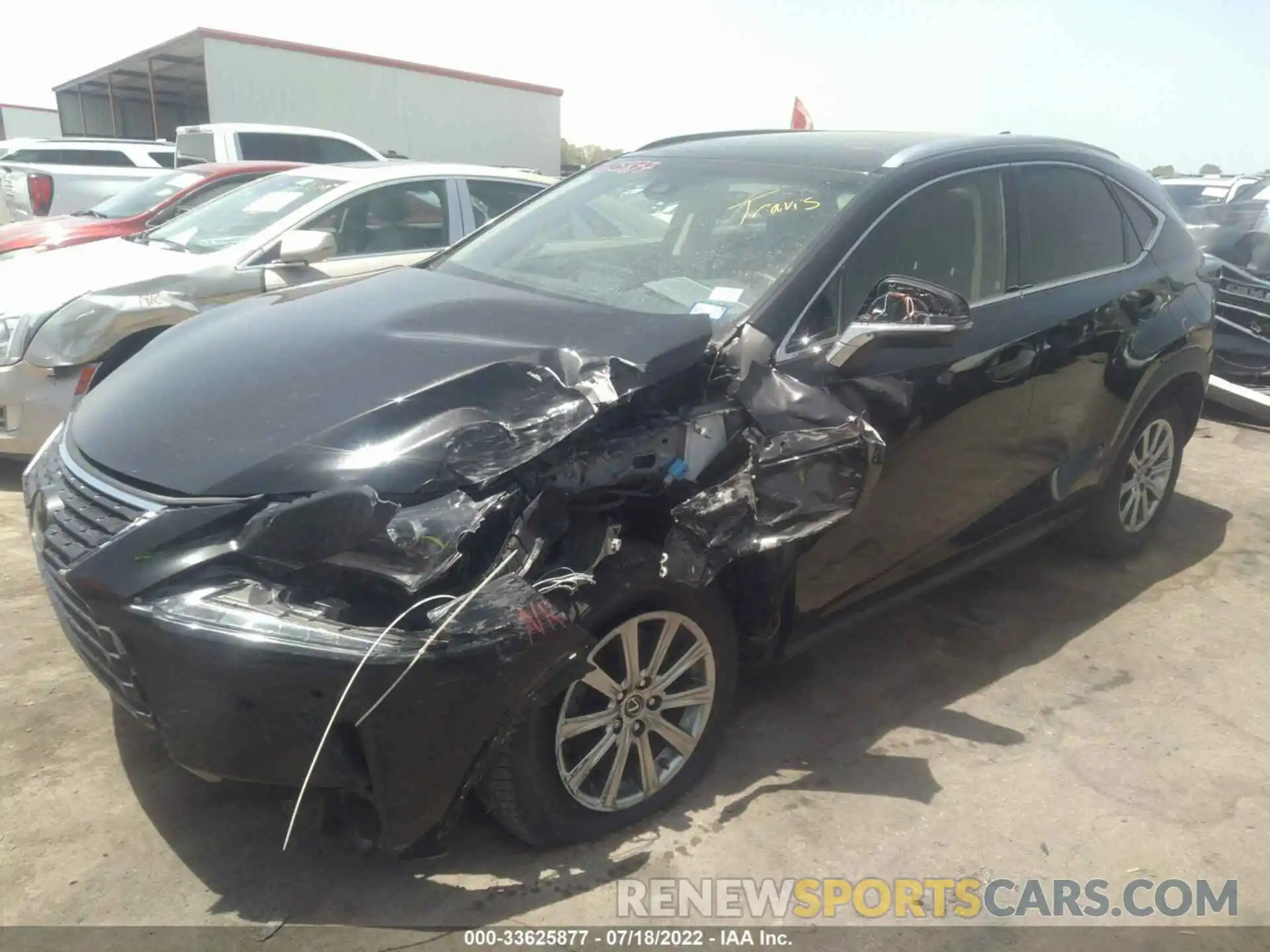 2 Photograph of a damaged car JTJYARBZ7K2151230 LEXUS NX 2019