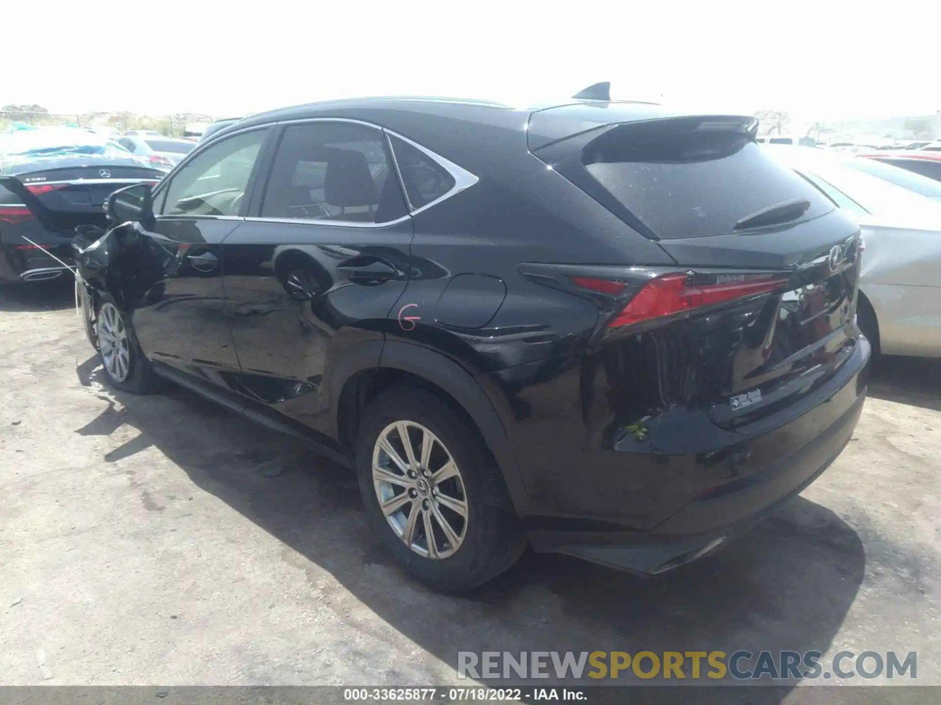 3 Photograph of a damaged car JTJYARBZ7K2151230 LEXUS NX 2019