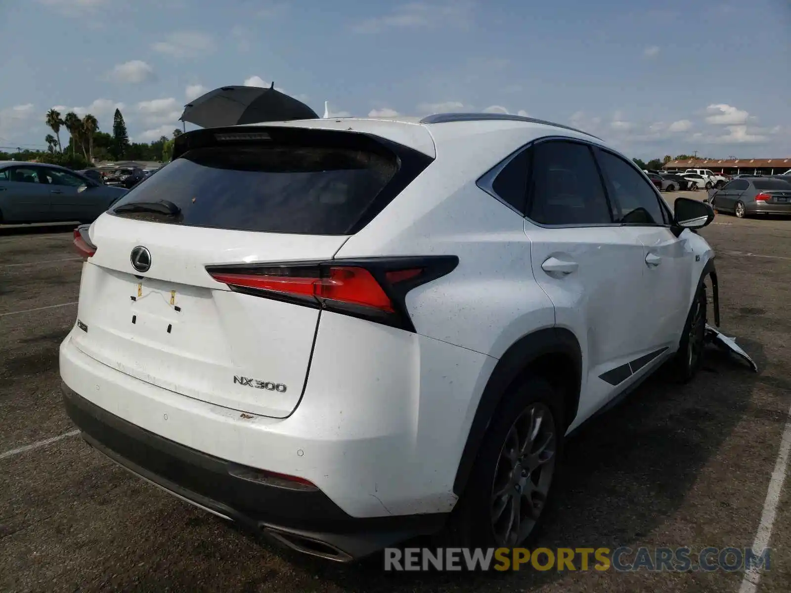 4 Фотография поврежденного автомобиля JTJYARBZ7K2153740 LEXUS NX 2019