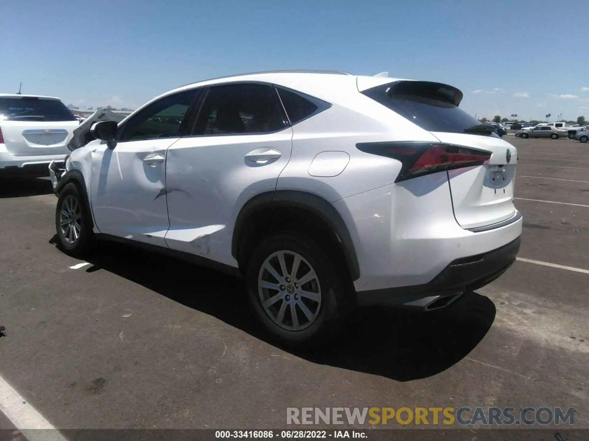 3 Фотография поврежденного автомобиля JTJYARBZ7K2154550 LEXUS NX 2019