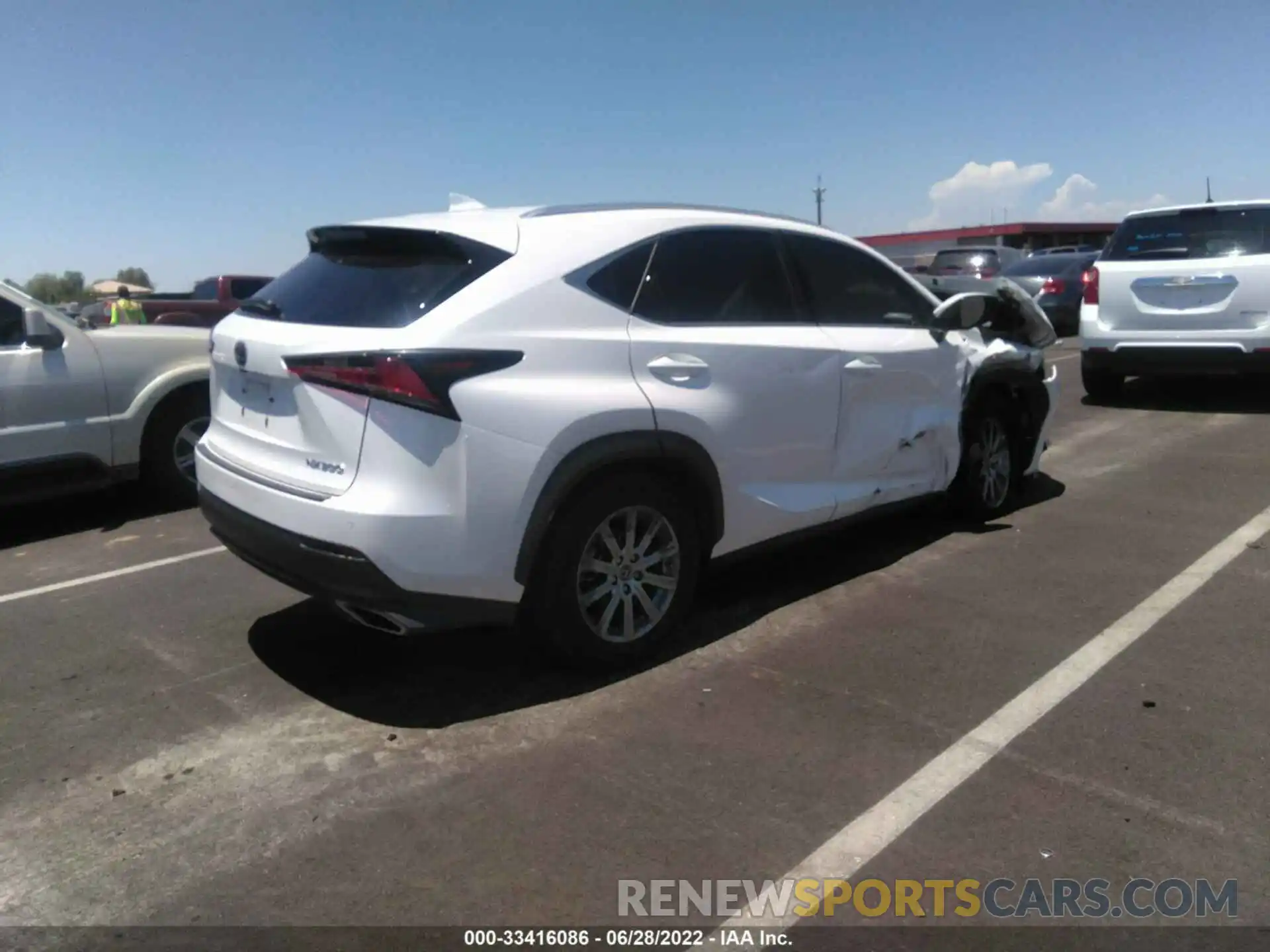 4 Фотография поврежденного автомобиля JTJYARBZ7K2154550 LEXUS NX 2019