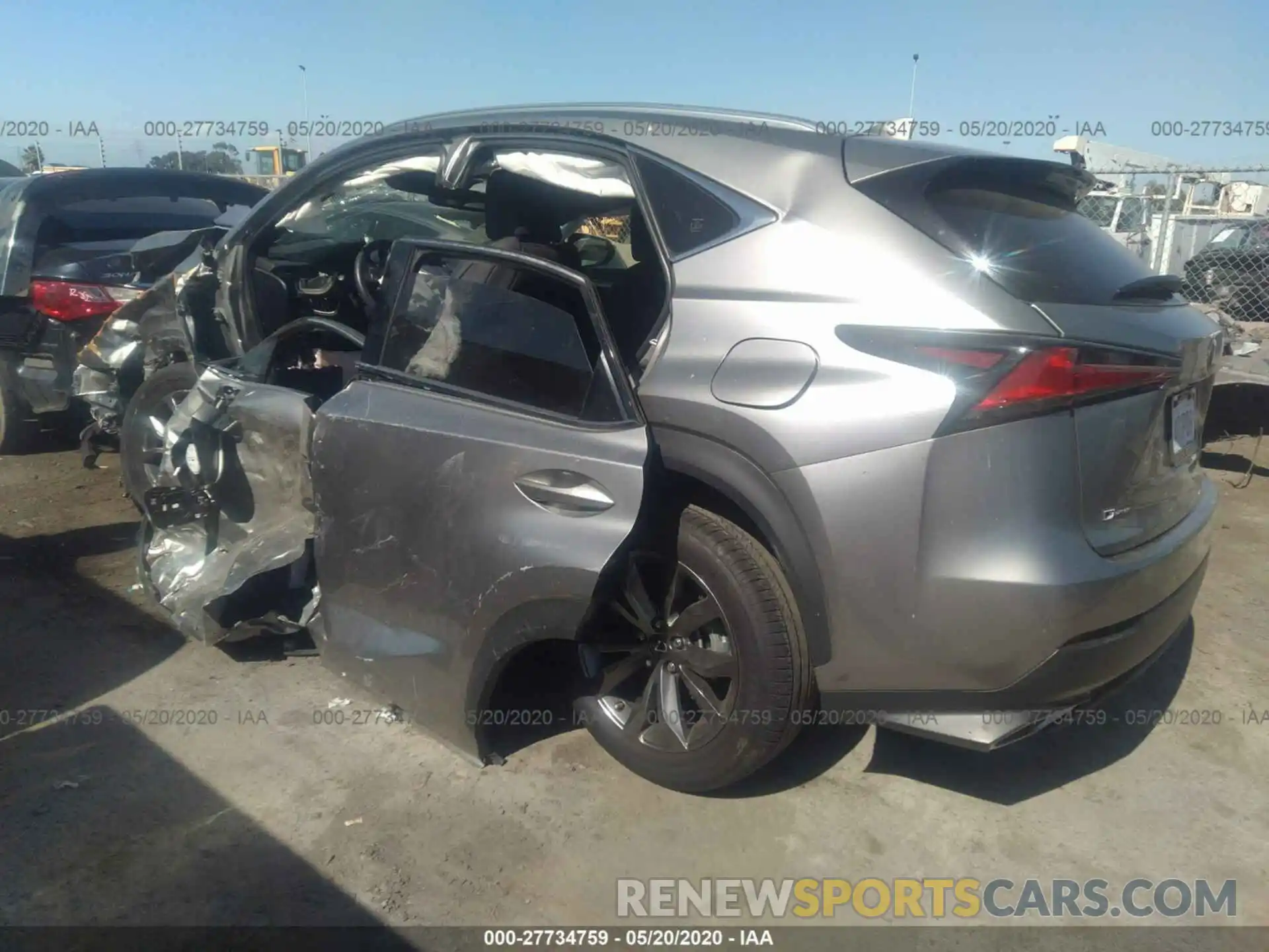 3 Photograph of a damaged car JTJYARBZ7K2155455 LEXUS NX 2019