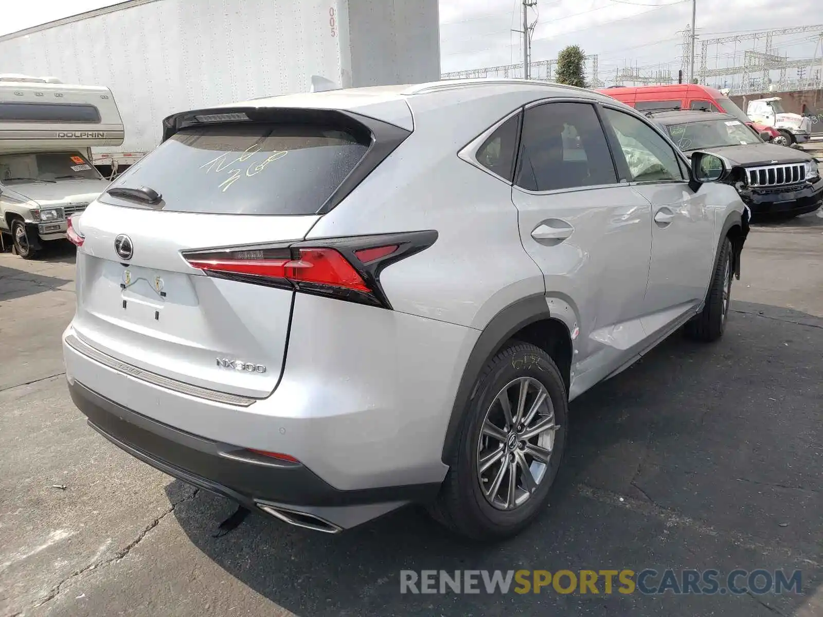 4 Фотография поврежденного автомобиля JTJYARBZ7K2155598 LEXUS NX 2019