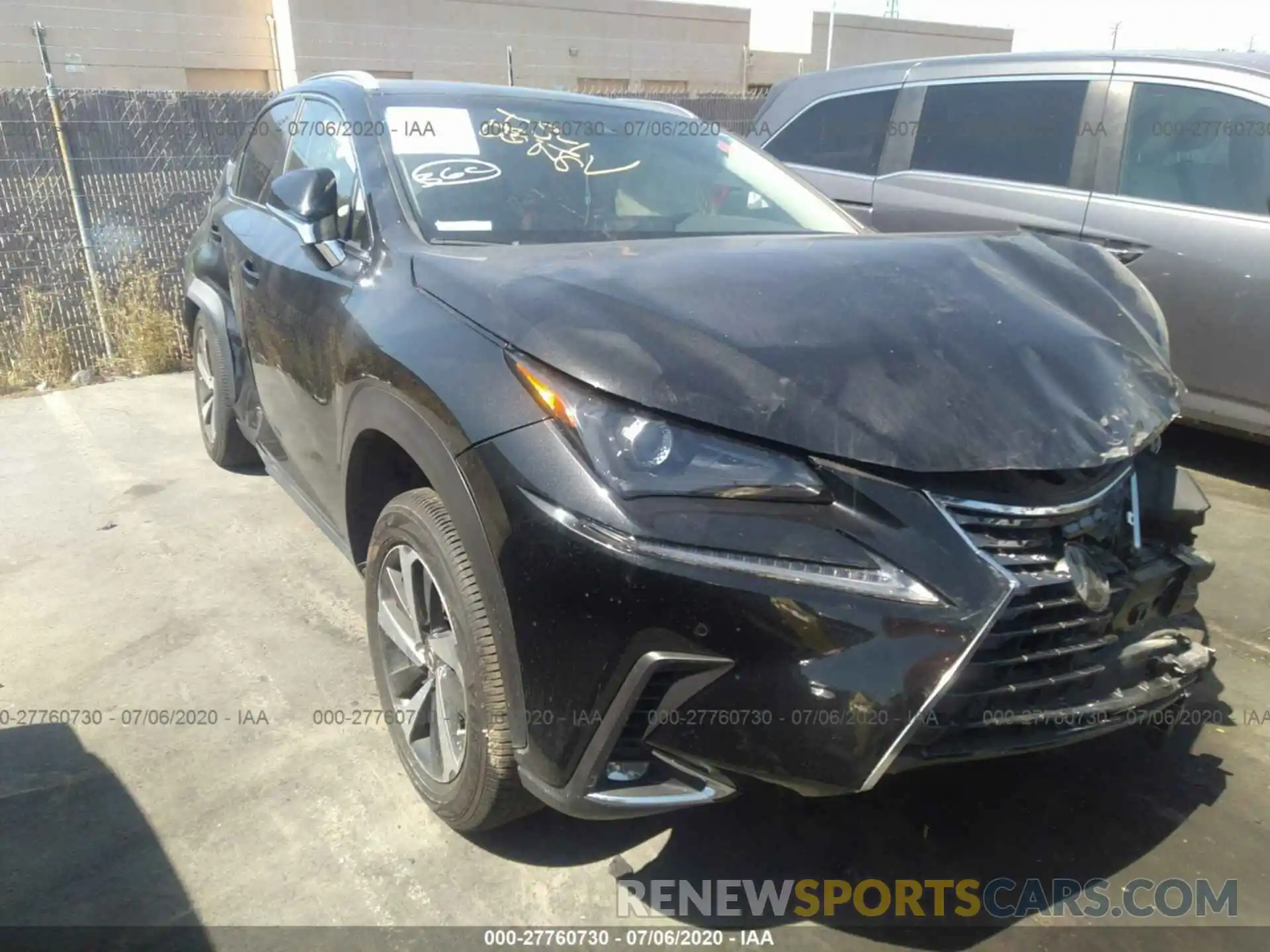 1 Фотография поврежденного автомобиля JTJYARBZ7K2156718 LEXUS NX 2019