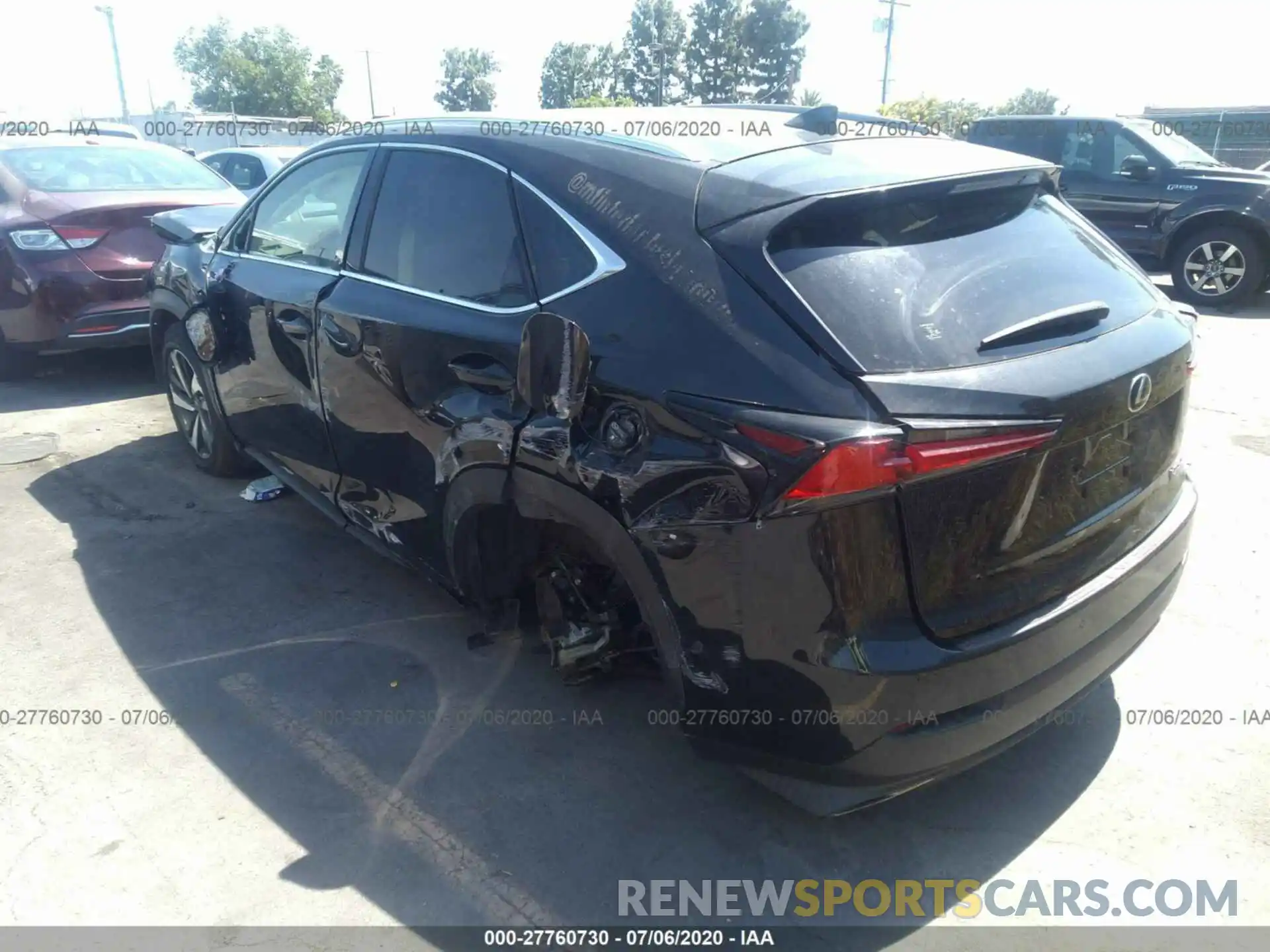 3 Photograph of a damaged car JTJYARBZ7K2156718 LEXUS NX 2019