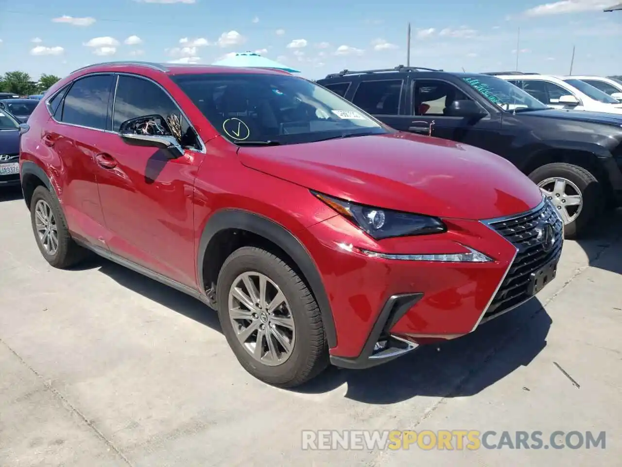 1 Photograph of a damaged car JTJYARBZ7K2157643 LEXUS NX 2019