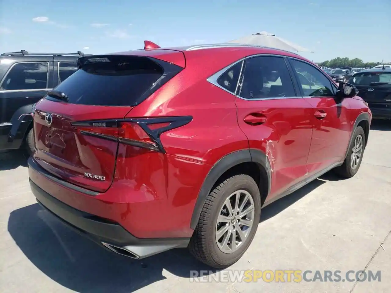 4 Фотография поврежденного автомобиля JTJYARBZ7K2157643 LEXUS NX 2019