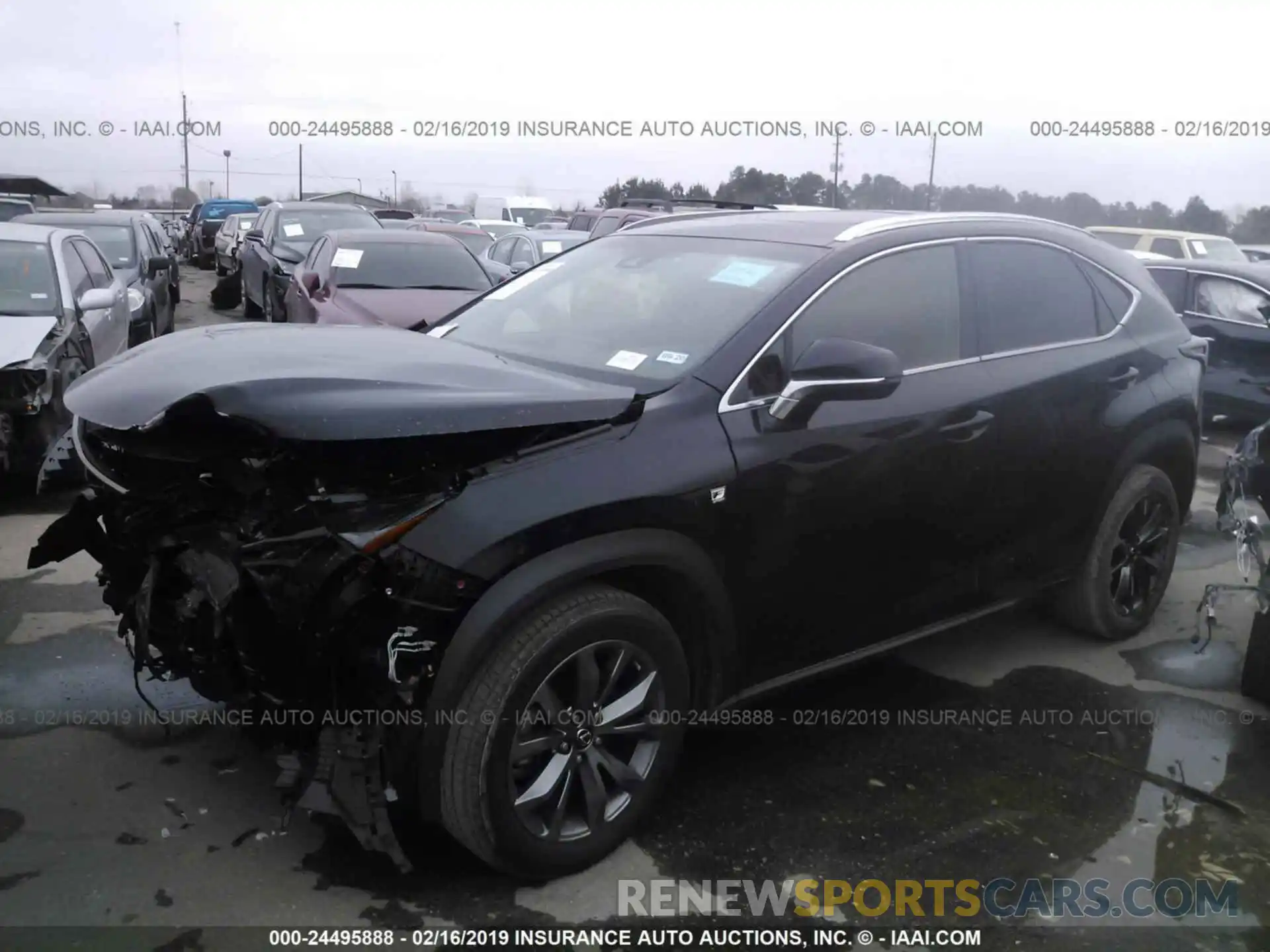 2 Фотография поврежденного автомобиля JTJYARBZ8K2117491 LEXUS NX 2019