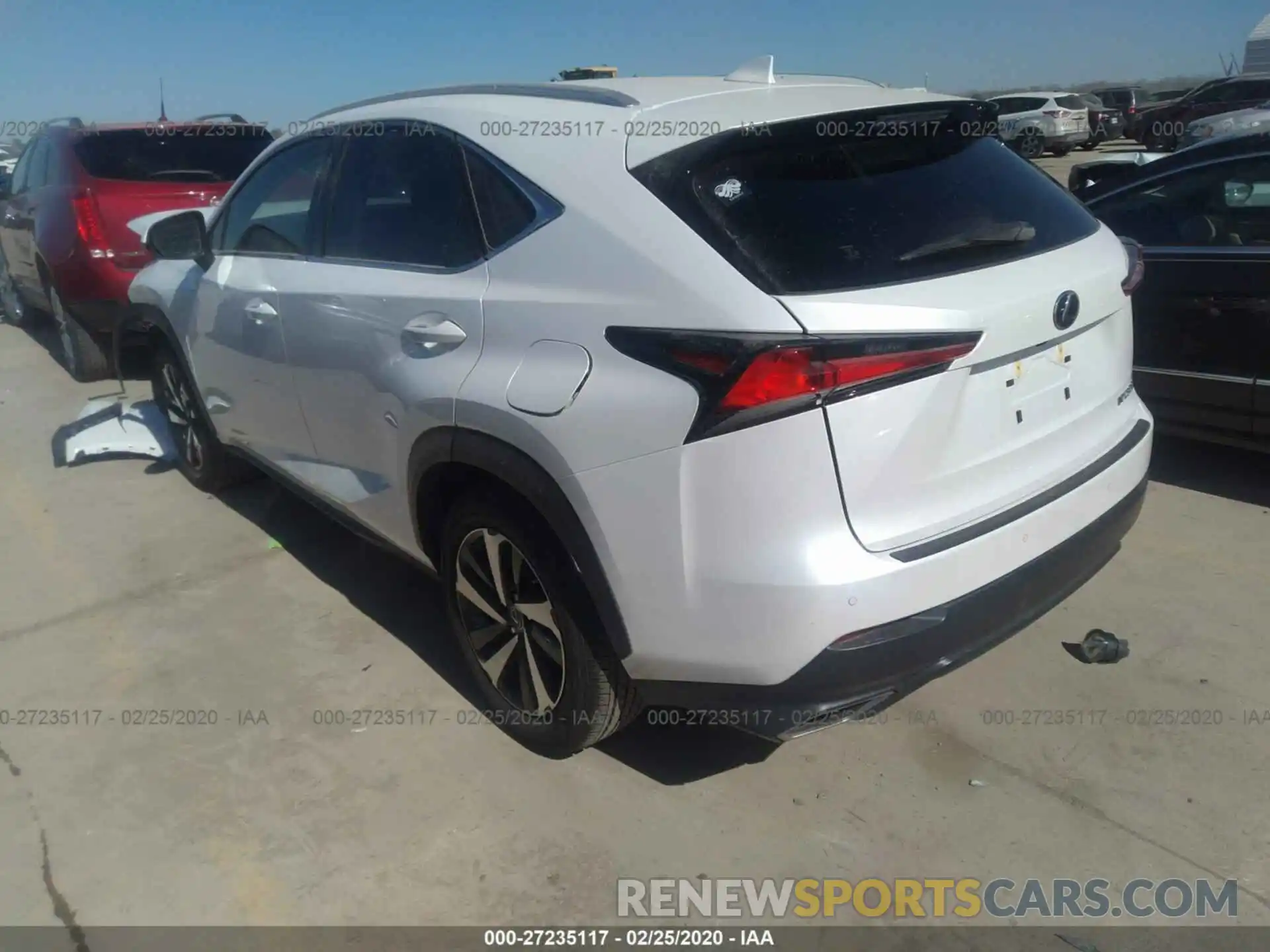 3 Photograph of a damaged car JTJYARBZ8K2120472 LEXUS NX 2019