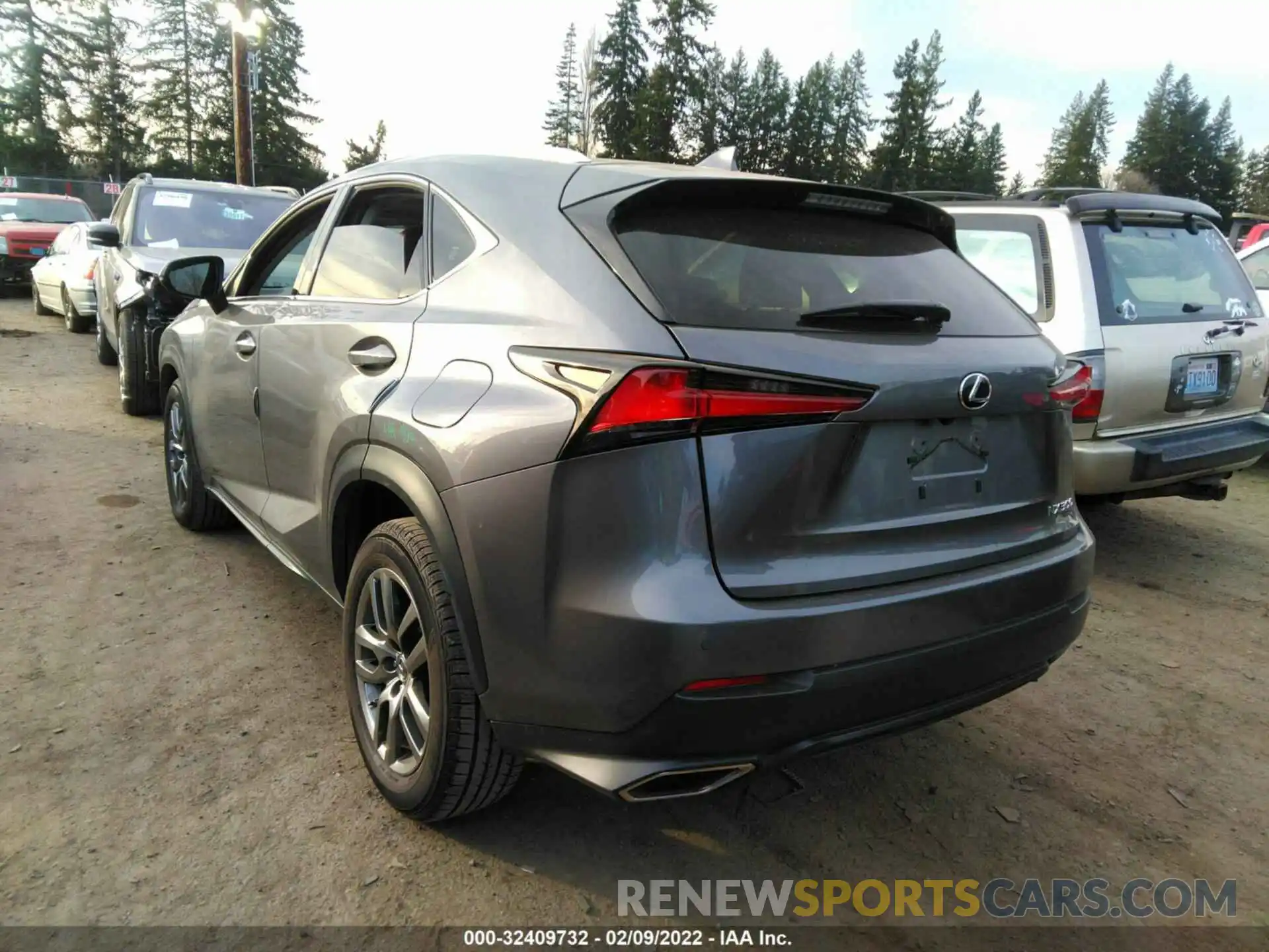 3 Фотография поврежденного автомобиля JTJYARBZ8K2122092 LEXUS NX 2019