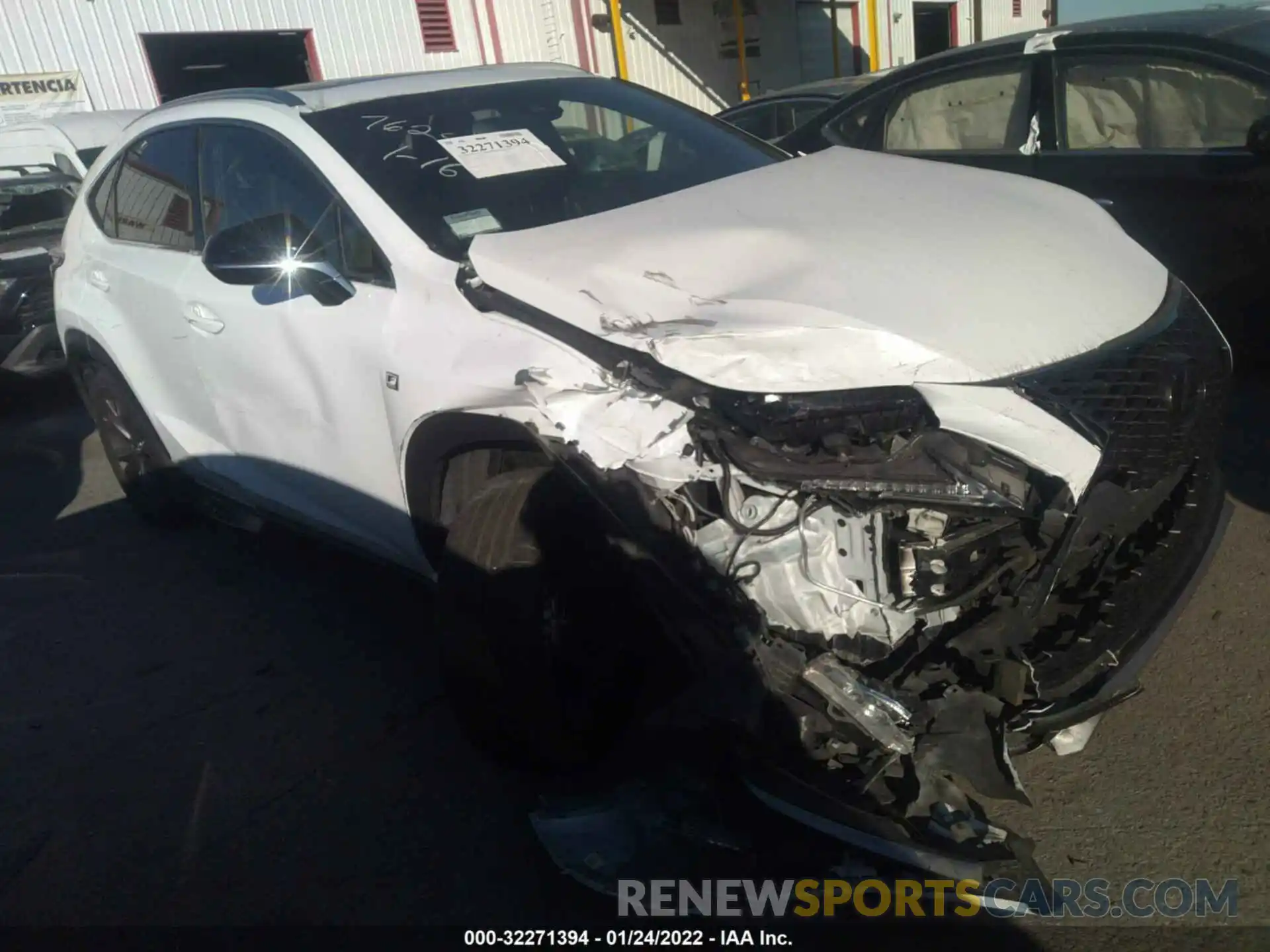 1 Photograph of a damaged car JTJYARBZ8K2122237 LEXUS NX 2019