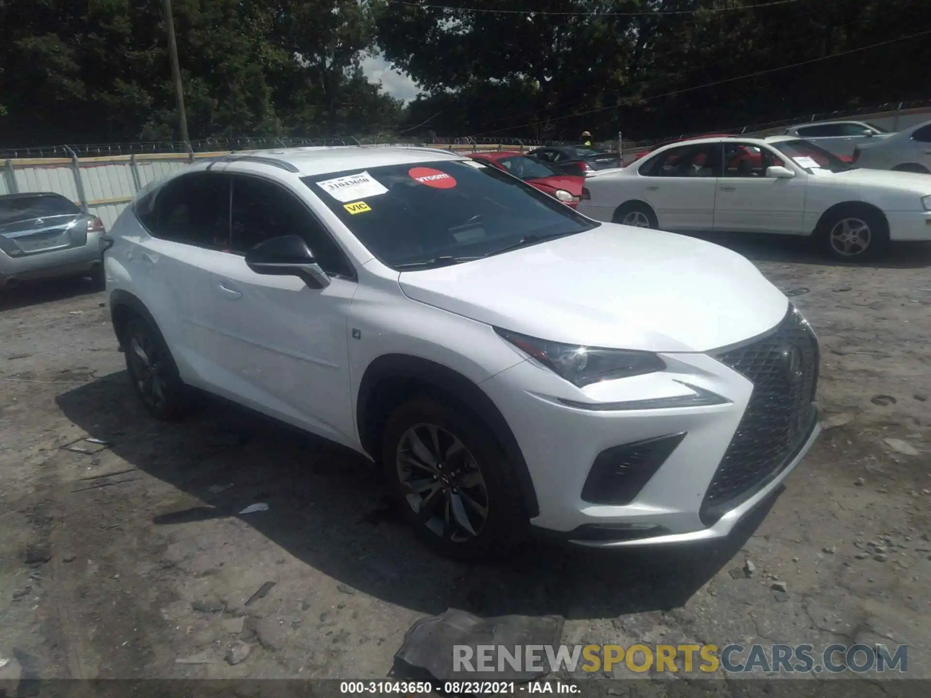 1 Photograph of a damaged car JTJYARBZ8K2123193 LEXUS NX 2019