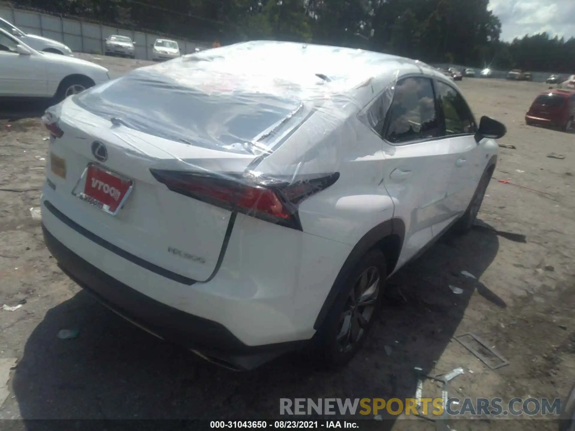 4 Photograph of a damaged car JTJYARBZ8K2123193 LEXUS NX 2019