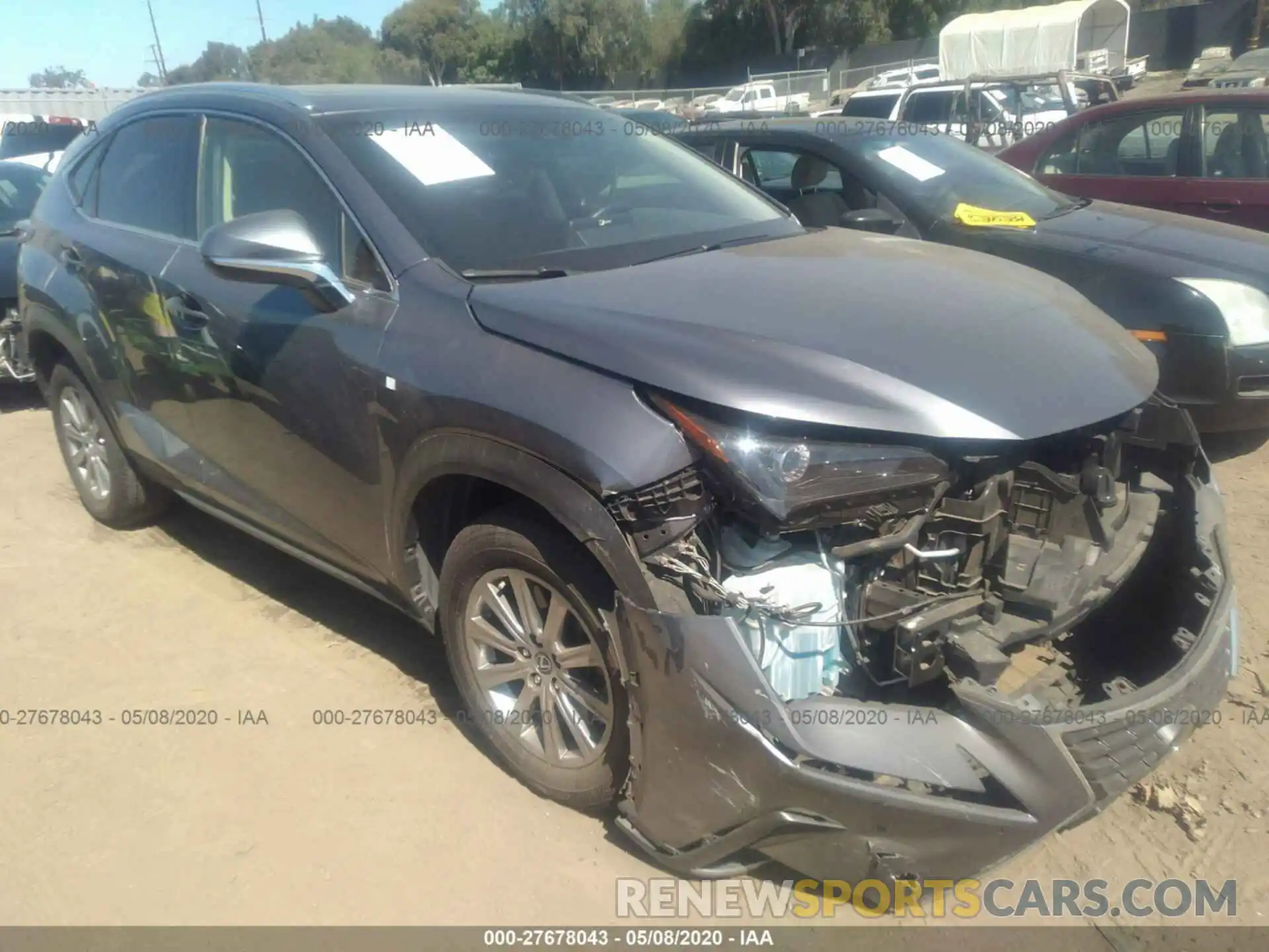 1 Photograph of a damaged car JTJYARBZ8K2123713 LEXUS NX 2019