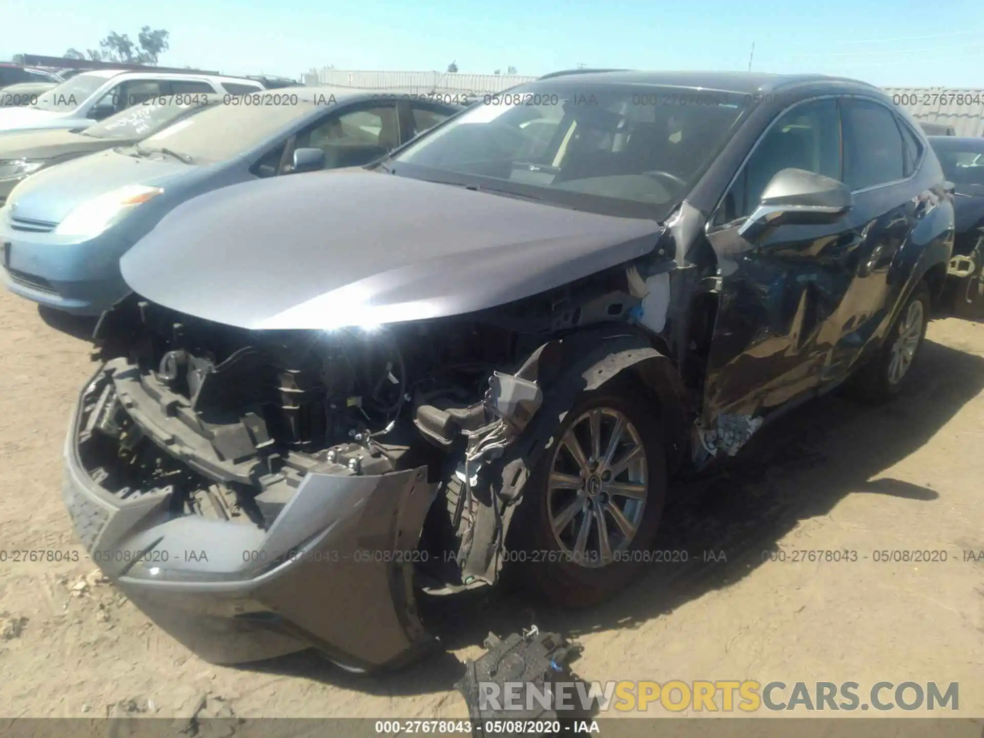 2 Photograph of a damaged car JTJYARBZ8K2123713 LEXUS NX 2019