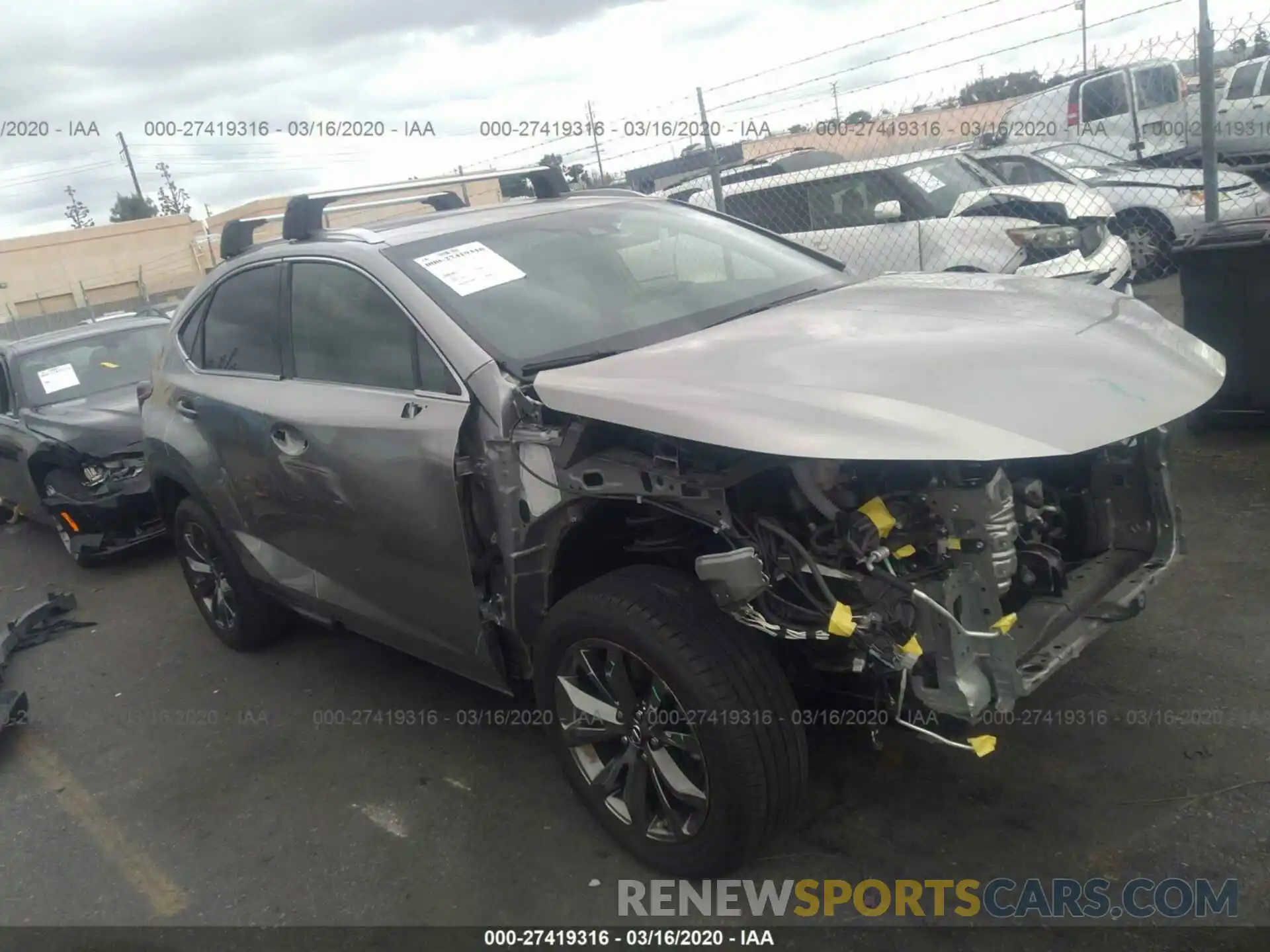 1 Photograph of a damaged car JTJYARBZ8K2126031 LEXUS NX 2019