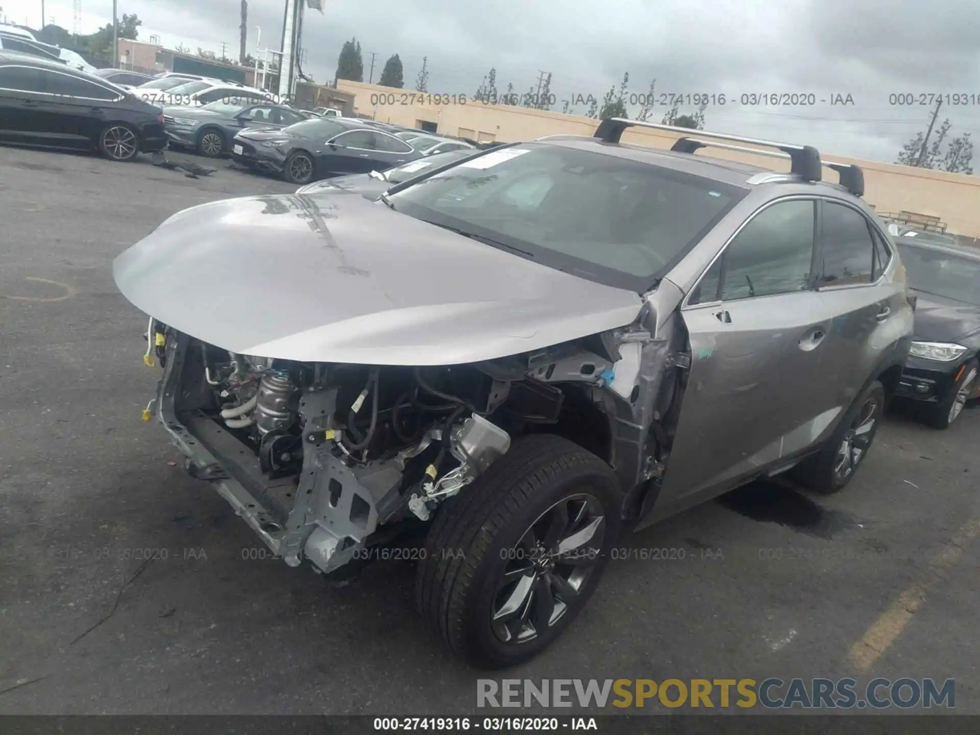 2 Photograph of a damaged car JTJYARBZ8K2126031 LEXUS NX 2019