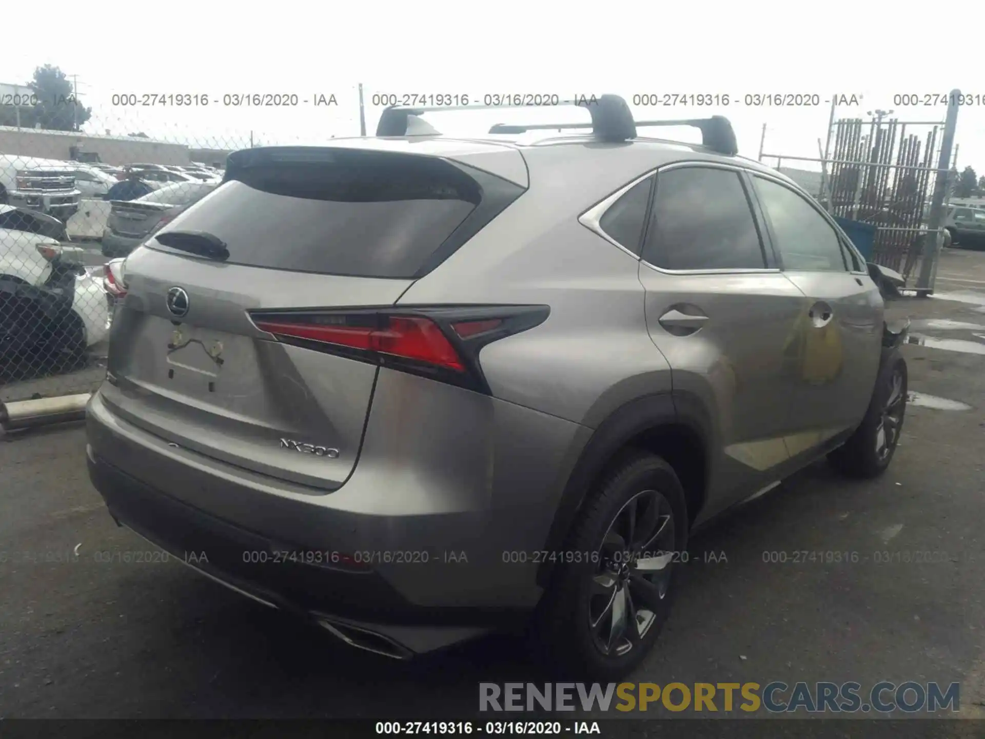 4 Фотография поврежденного автомобиля JTJYARBZ8K2126031 LEXUS NX 2019