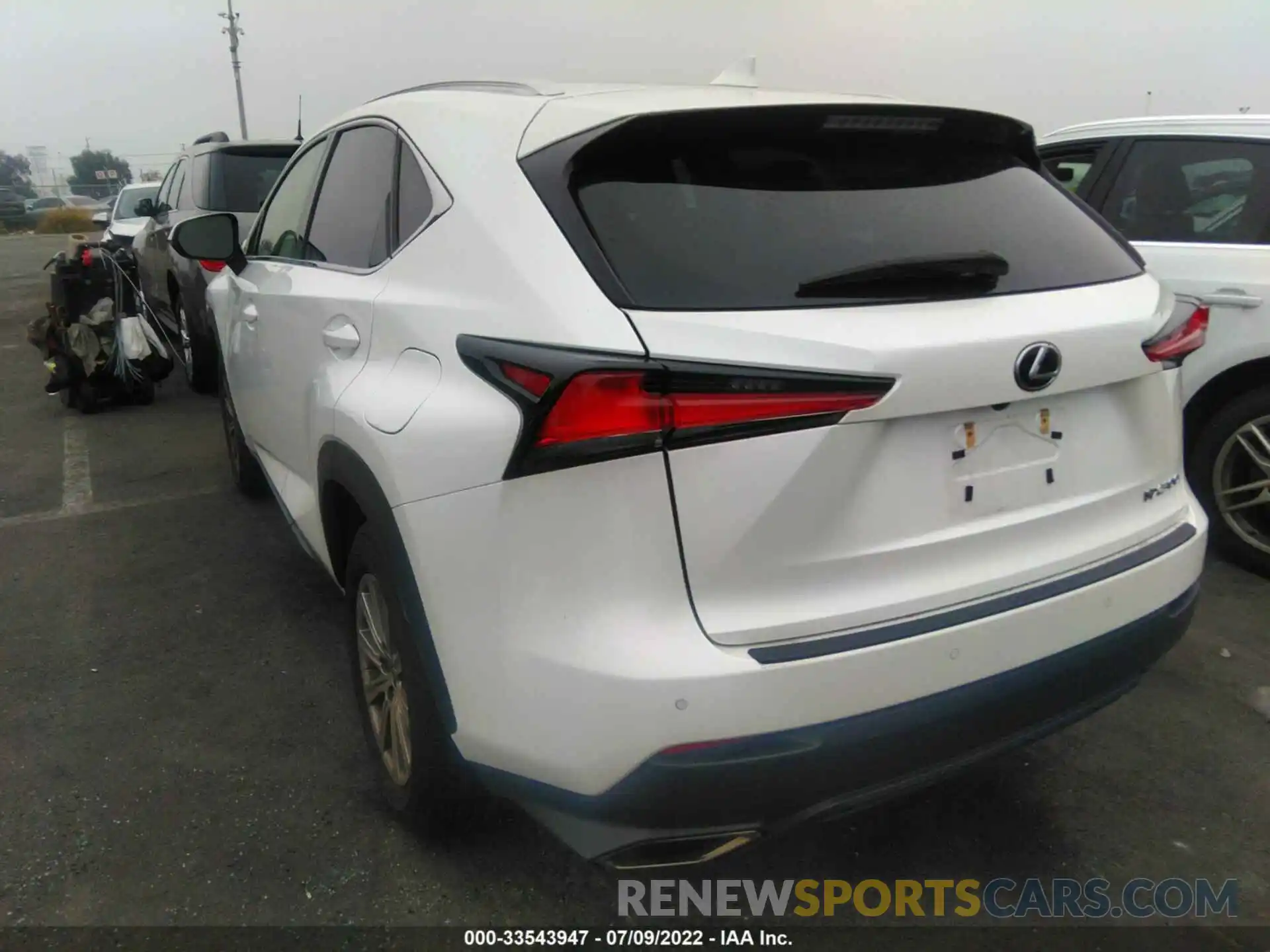 3 Фотография поврежденного автомобиля JTJYARBZ8K2128183 LEXUS NX 2019