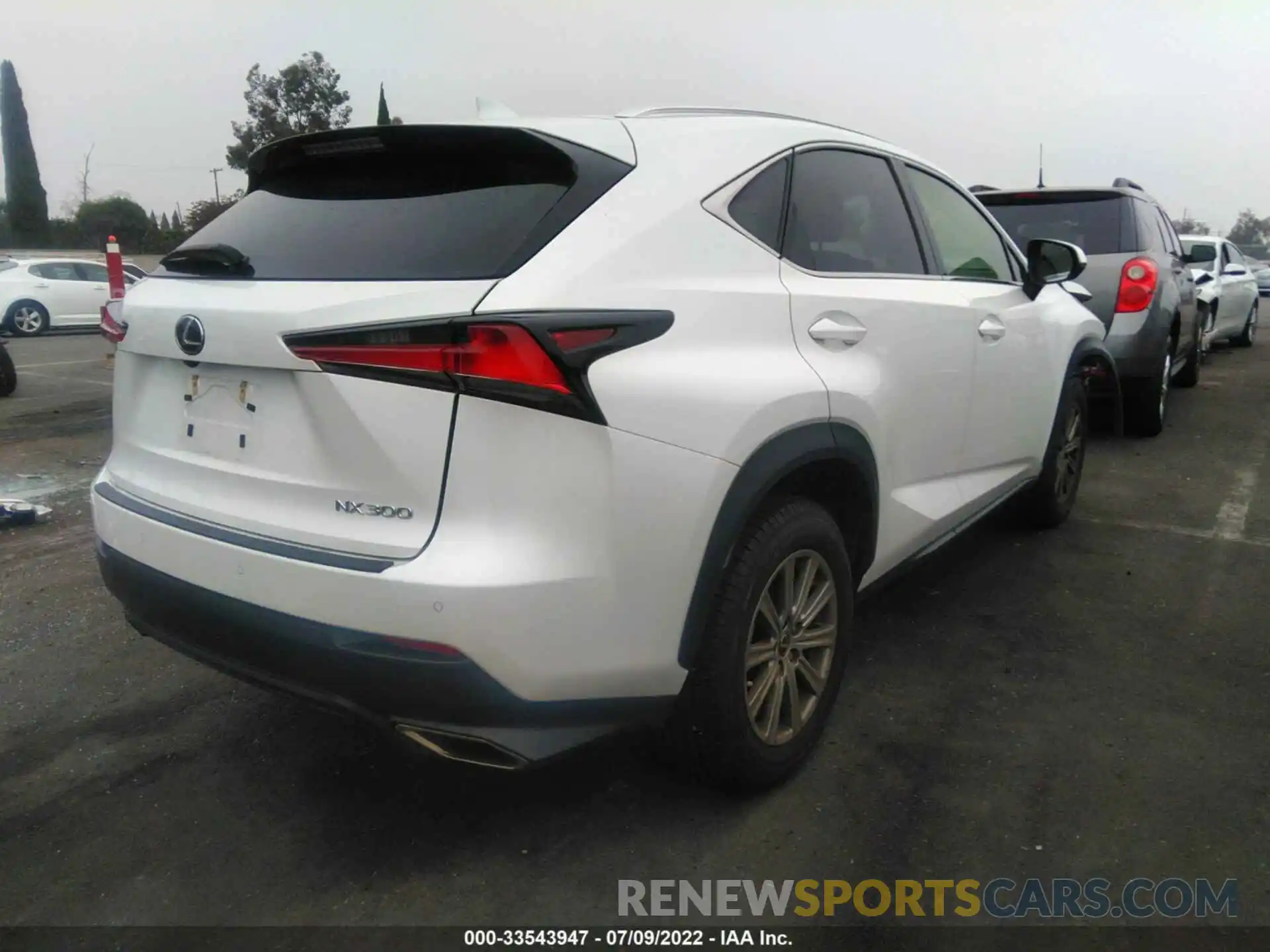 4 Фотография поврежденного автомобиля JTJYARBZ8K2128183 LEXUS NX 2019