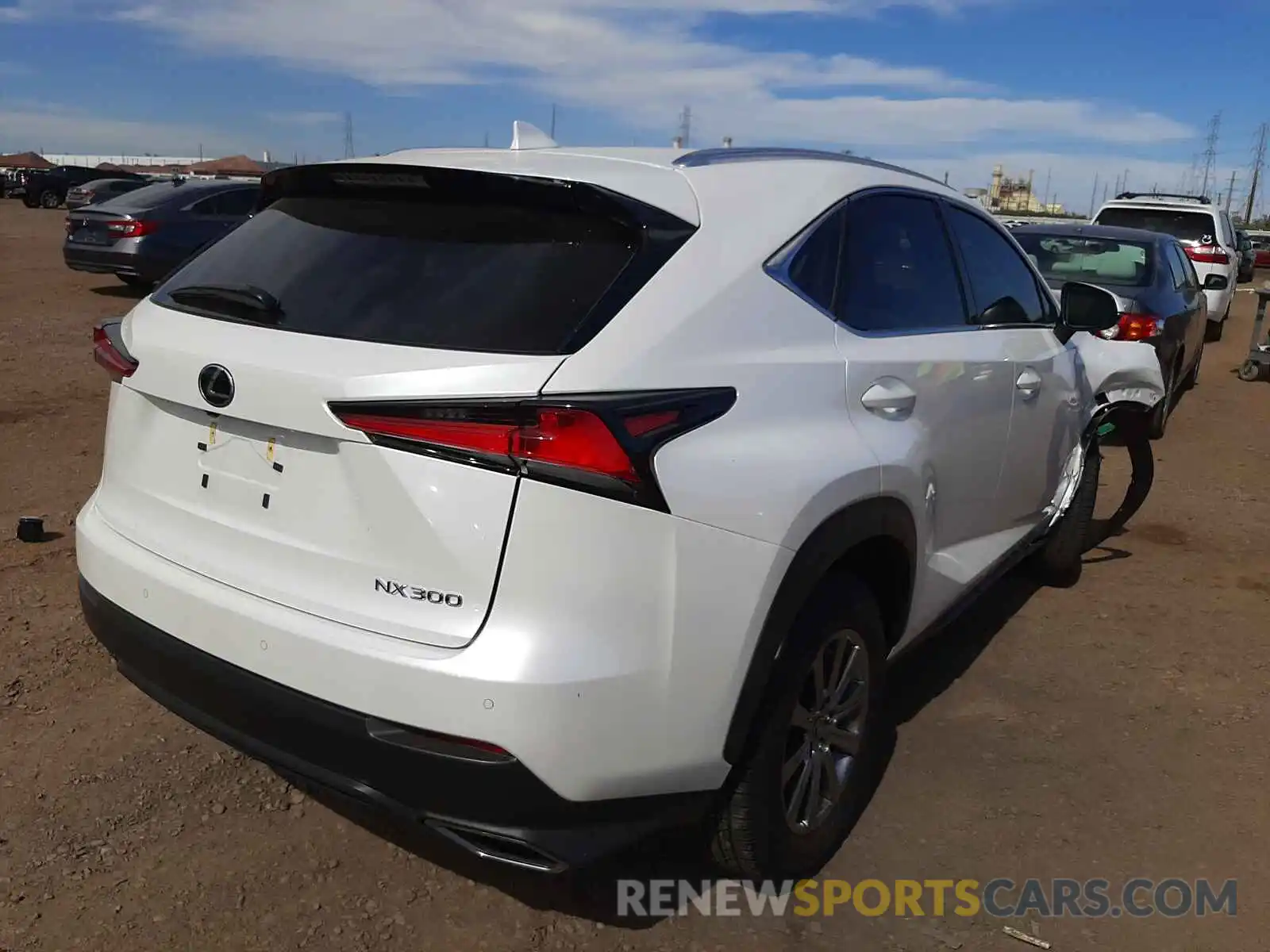 4 Фотография поврежденного автомобиля JTJYARBZ8K2137885 LEXUS NX 2019