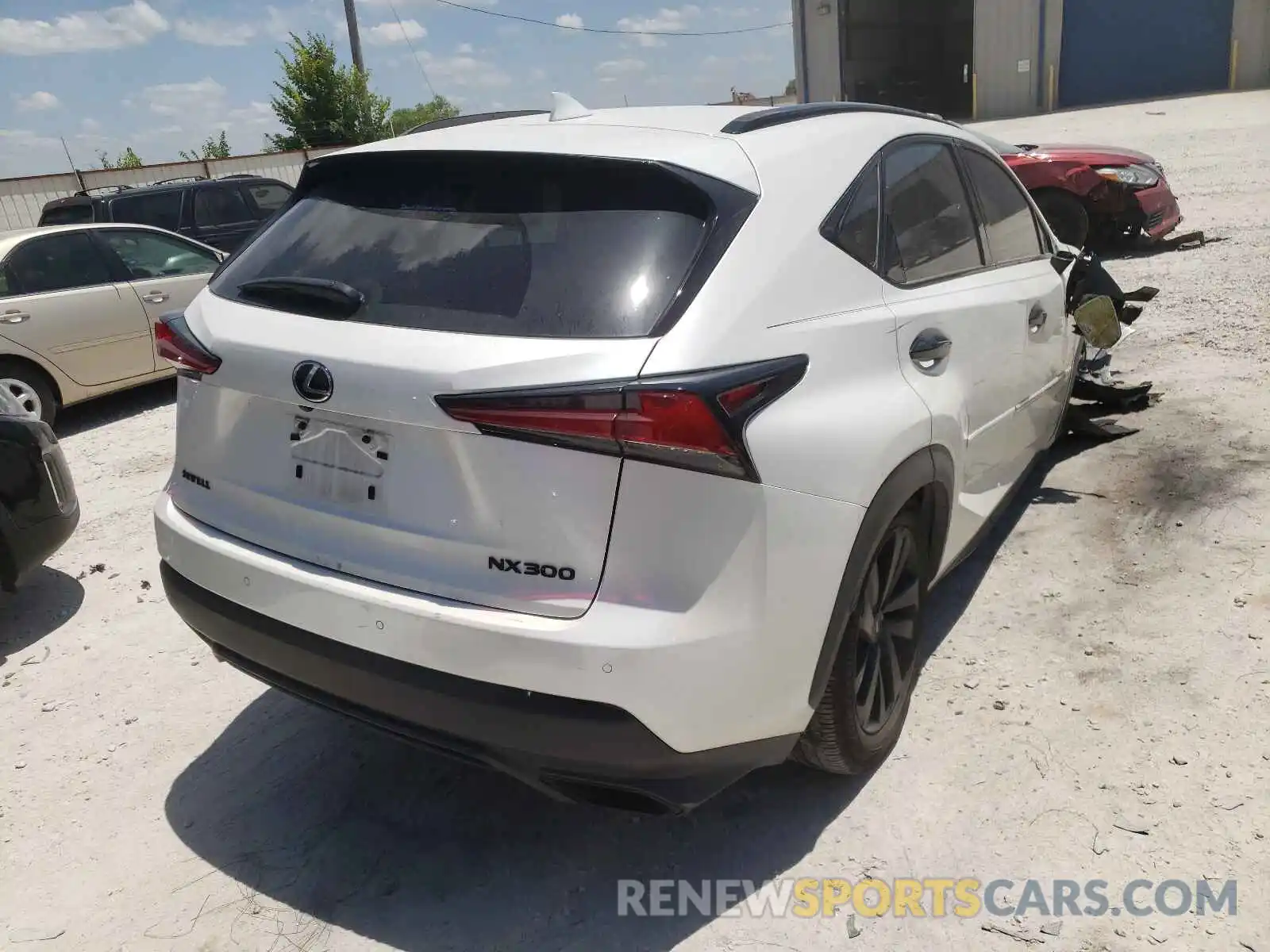 4 Фотография поврежденного автомобиля JTJYARBZ8K2142942 LEXUS NX 2019