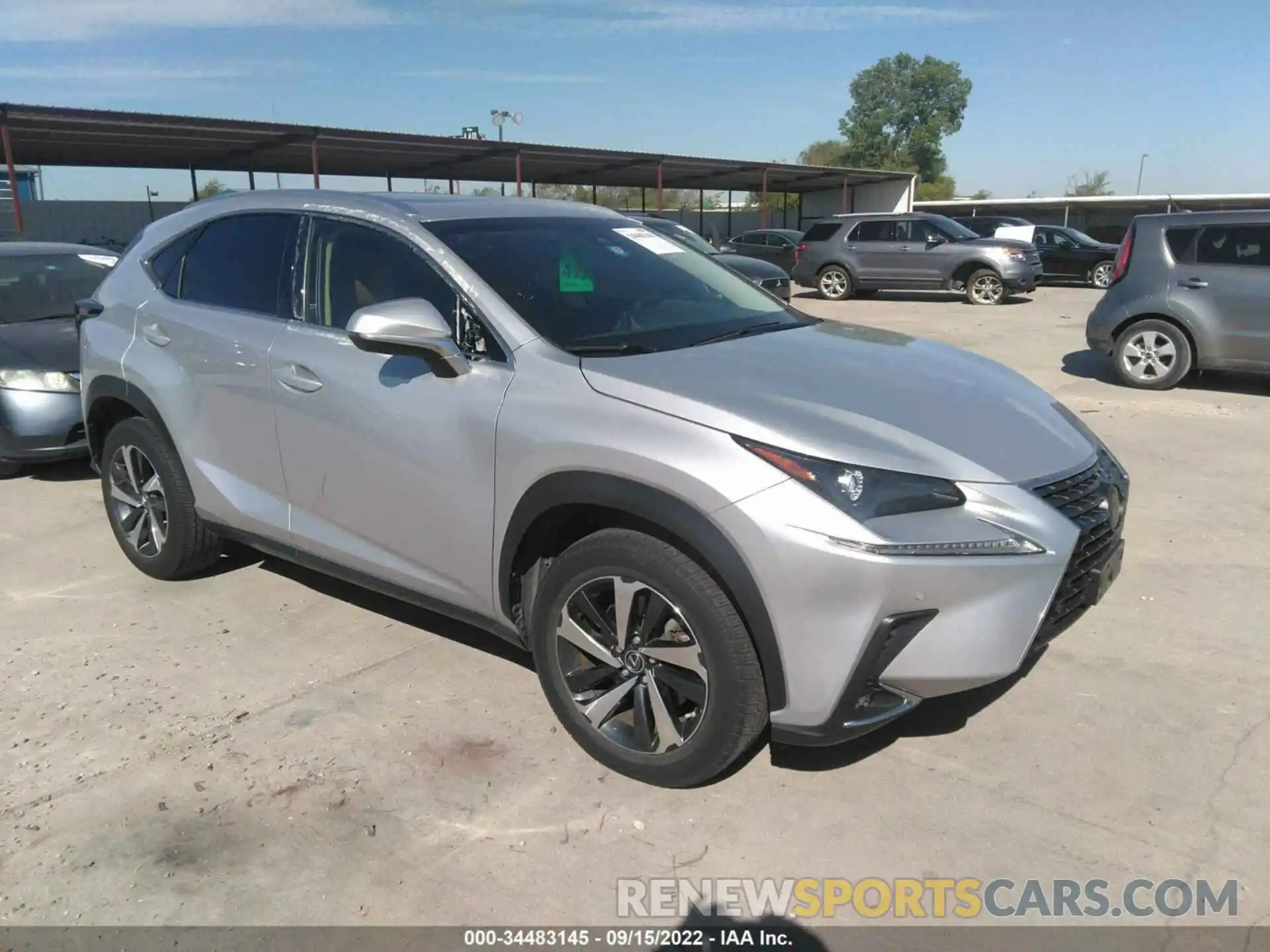 1 Фотография поврежденного автомобиля JTJYARBZ8K2144125 LEXUS NX 2019