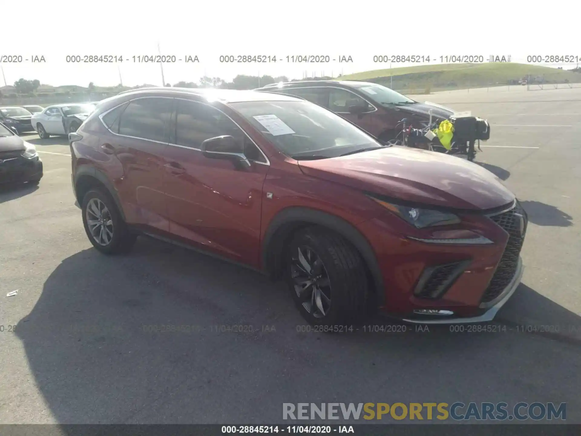 1 Photograph of a damaged car JTJYARBZ8K2144397 LEXUS NX 2019