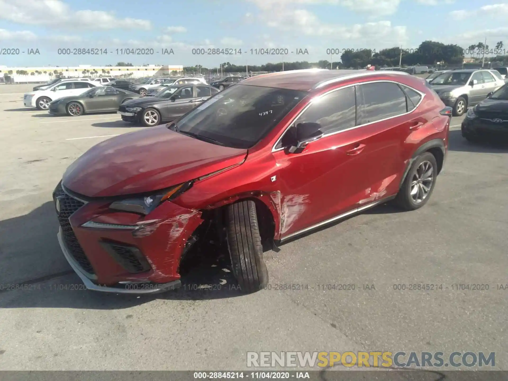 2 Photograph of a damaged car JTJYARBZ8K2144397 LEXUS NX 2019