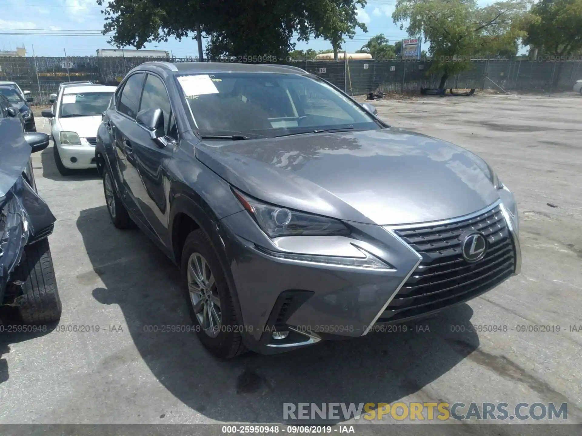 1 Photograph of a damaged car JTJYARBZ8K2145596 LEXUS NX 2019