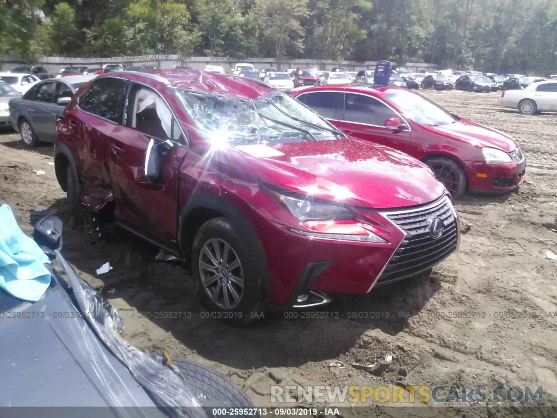 1 Photograph of a damaged car JTJYARBZ8K2148711 LEXUS NX 2019