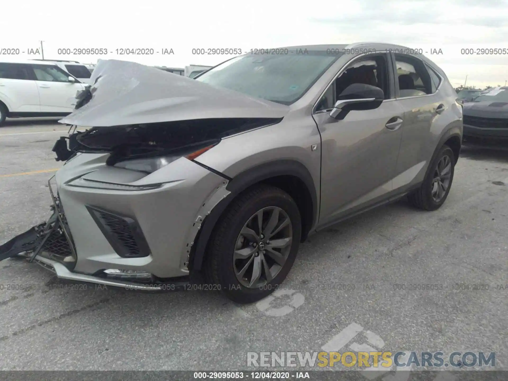 2 Фотография поврежденного автомобиля JTJYARBZ8K2149874 LEXUS NX 2019