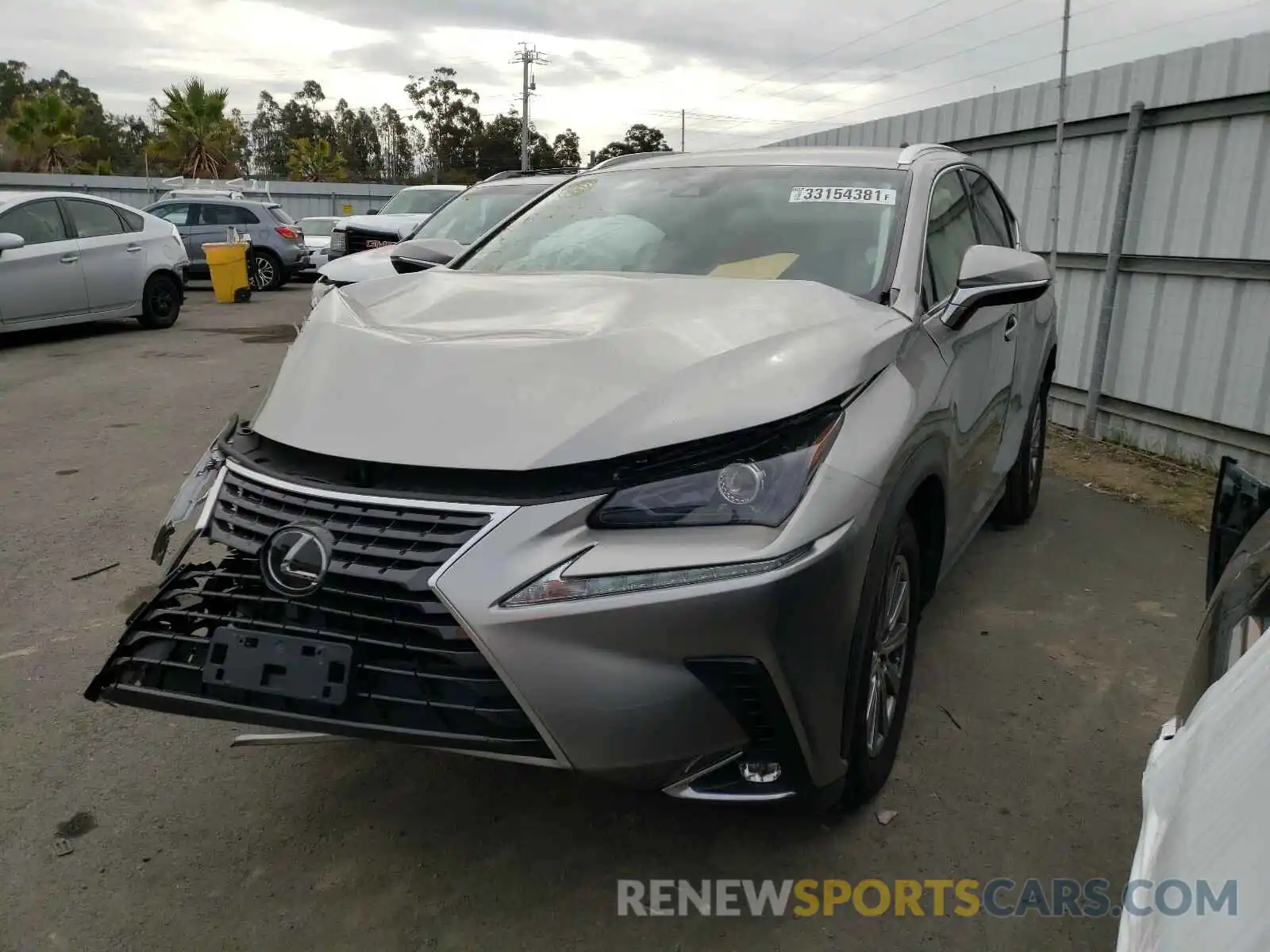 2 Фотография поврежденного автомобиля JTJYARBZ8K2152466 LEXUS NX 2019