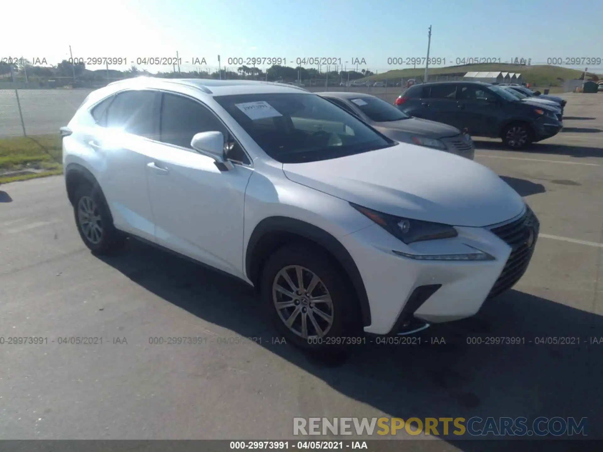 1 Photograph of a damaged car JTJYARBZ8K2153830 LEXUS NX 2019