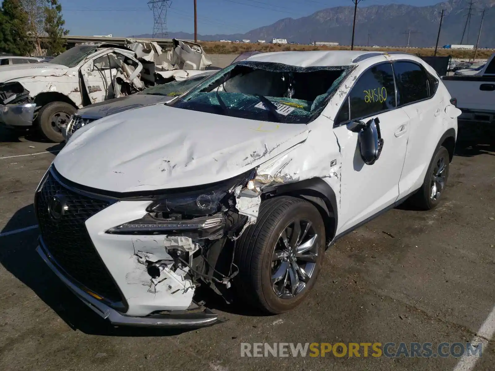 2 Photograph of a damaged car JTJYARBZ8K2154699 LEXUS NX 2019