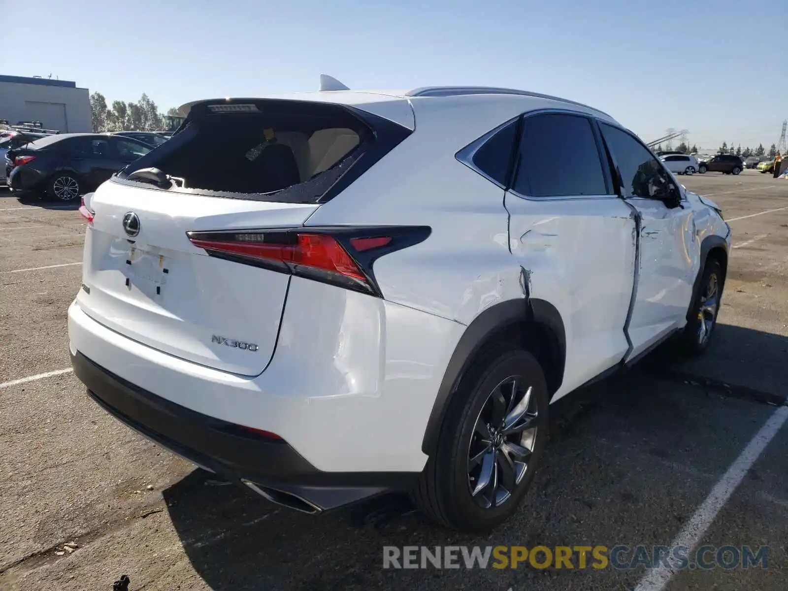 4 Фотография поврежденного автомобиля JTJYARBZ8K2154699 LEXUS NX 2019