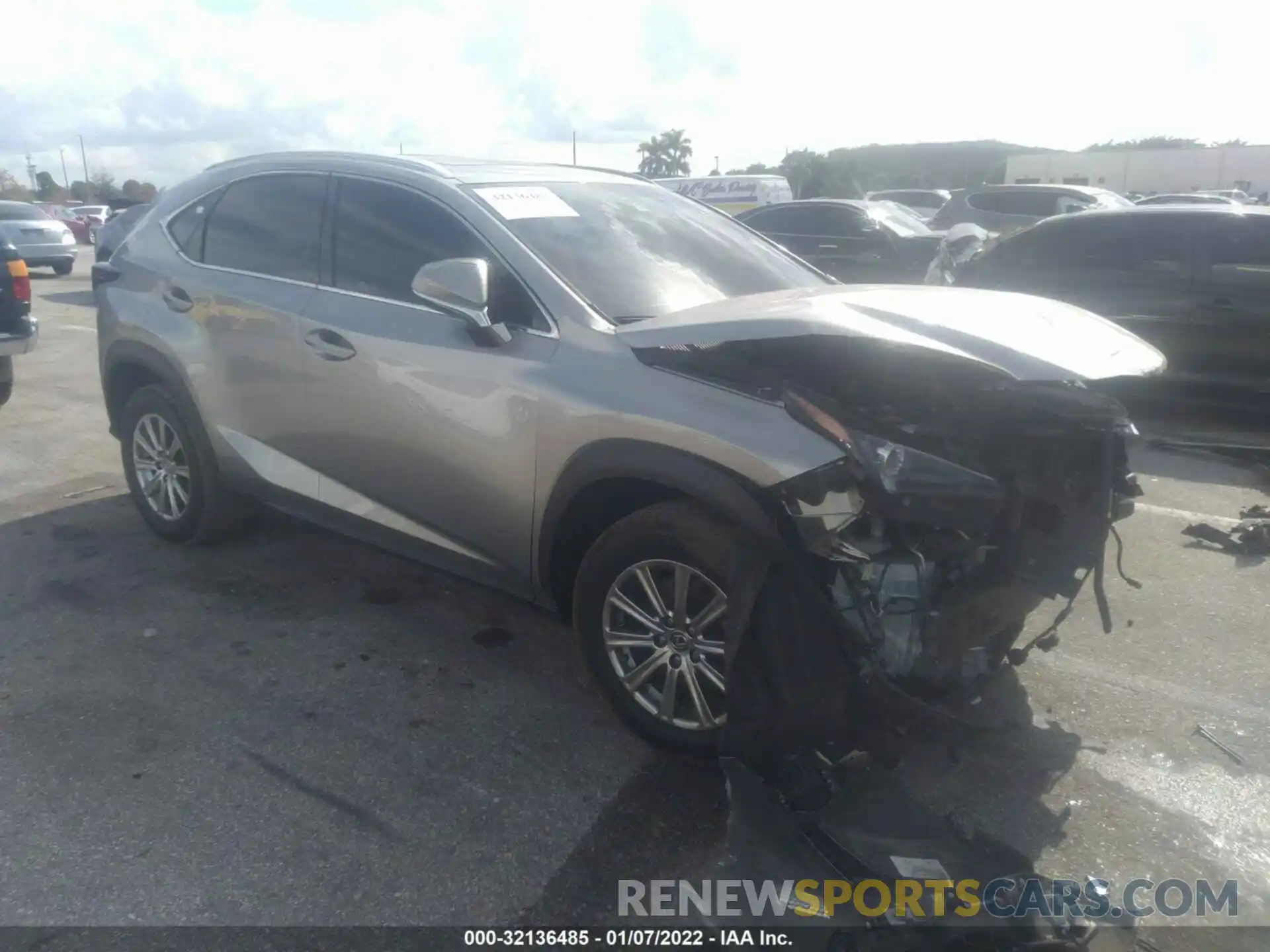 1 Photograph of a damaged car JTJYARBZ8K2155223 LEXUS NX 2019