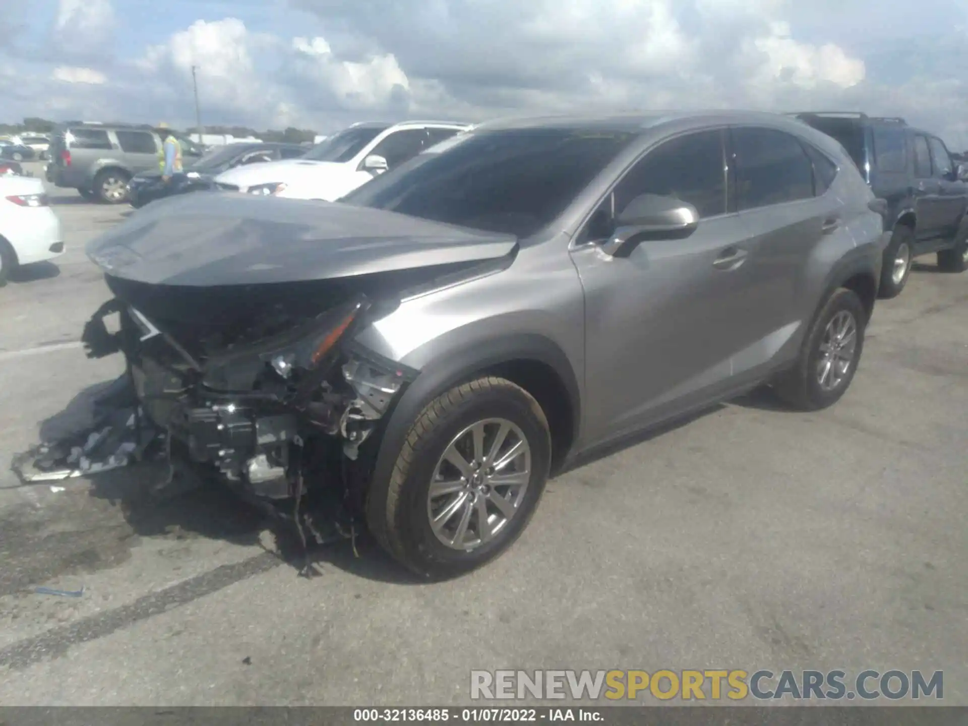 2 Фотография поврежденного автомобиля JTJYARBZ8K2155223 LEXUS NX 2019