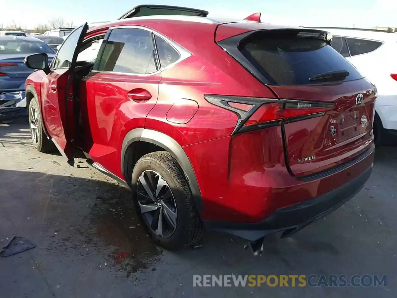 3 Photograph of a damaged car JTJYARBZ8K2156162 LEXUS NX 2019