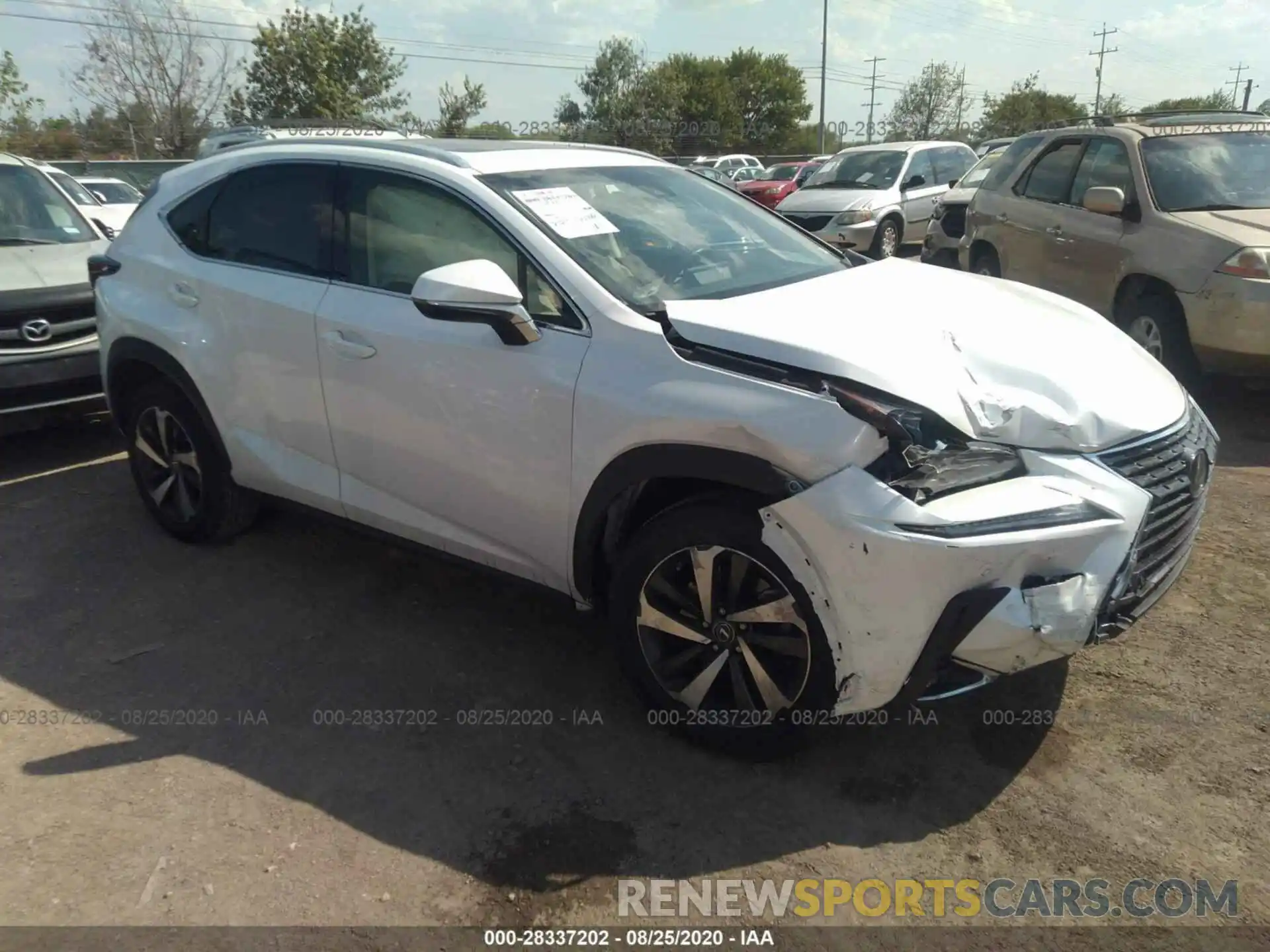 1 Photograph of a damaged car JTJYARBZ9K2118682 LEXUS NX 2019