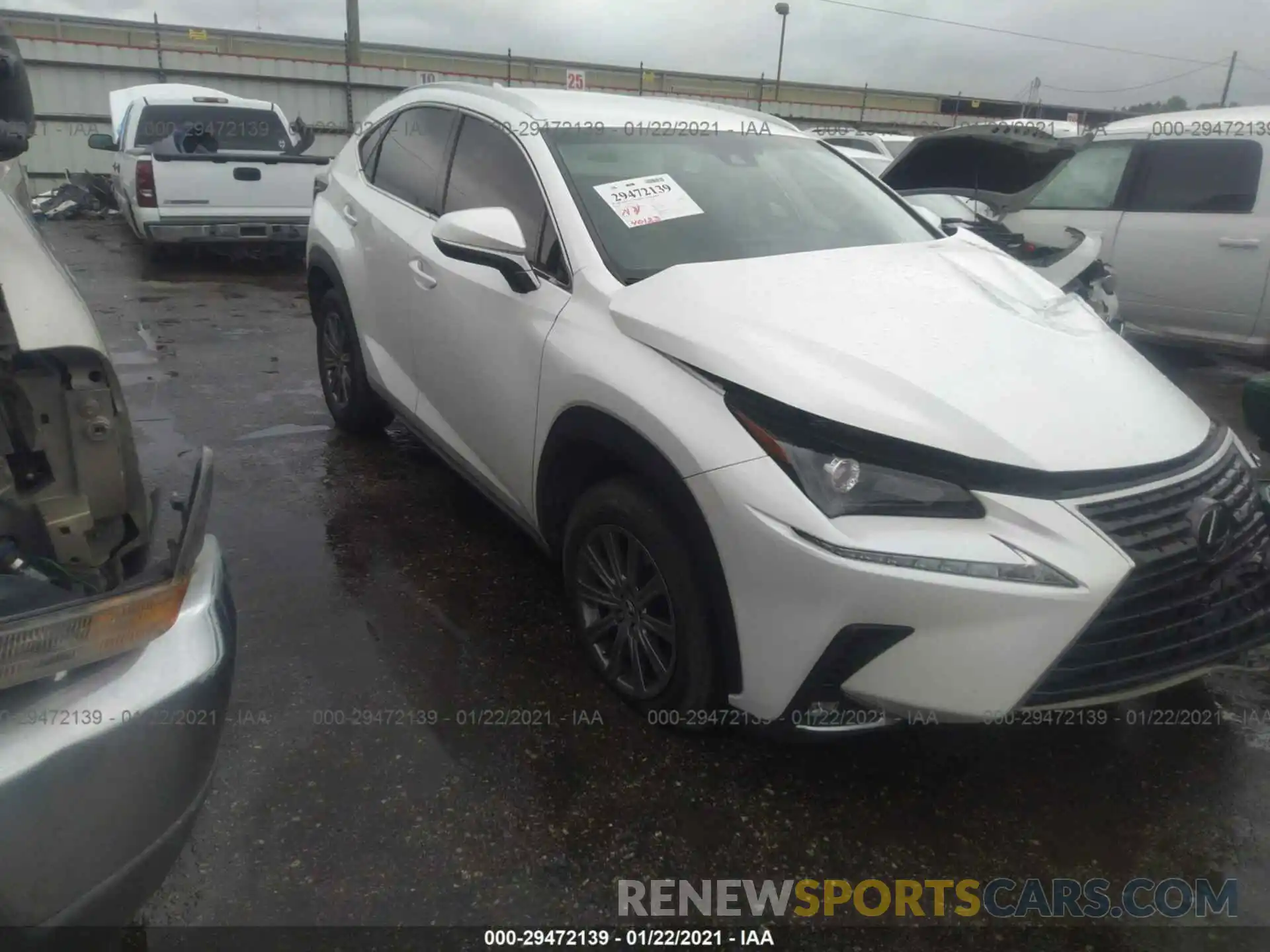 1 Photograph of a damaged car JTJYARBZ9K2120433 LEXUS NX 2019