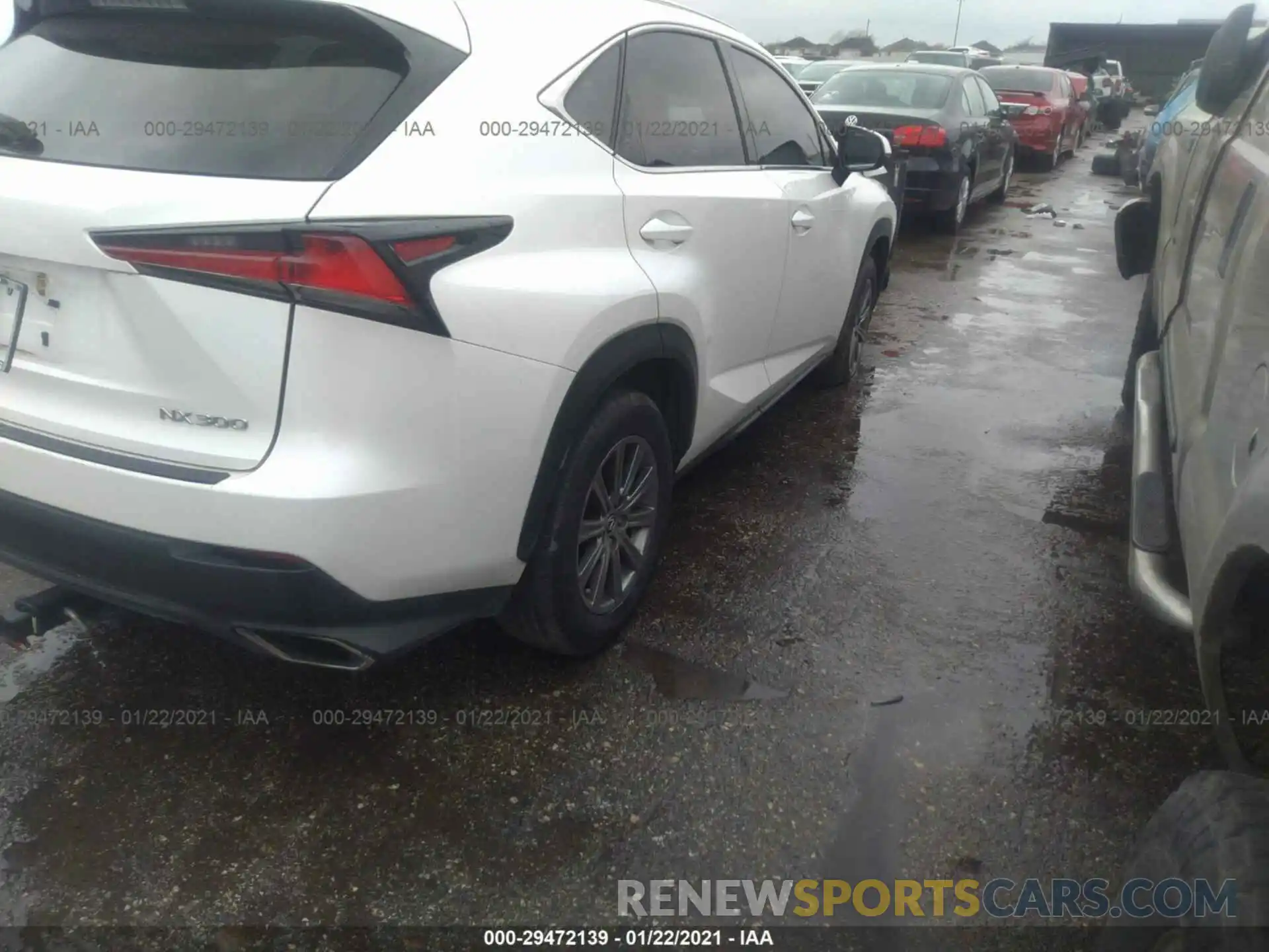 4 Фотография поврежденного автомобиля JTJYARBZ9K2120433 LEXUS NX 2019