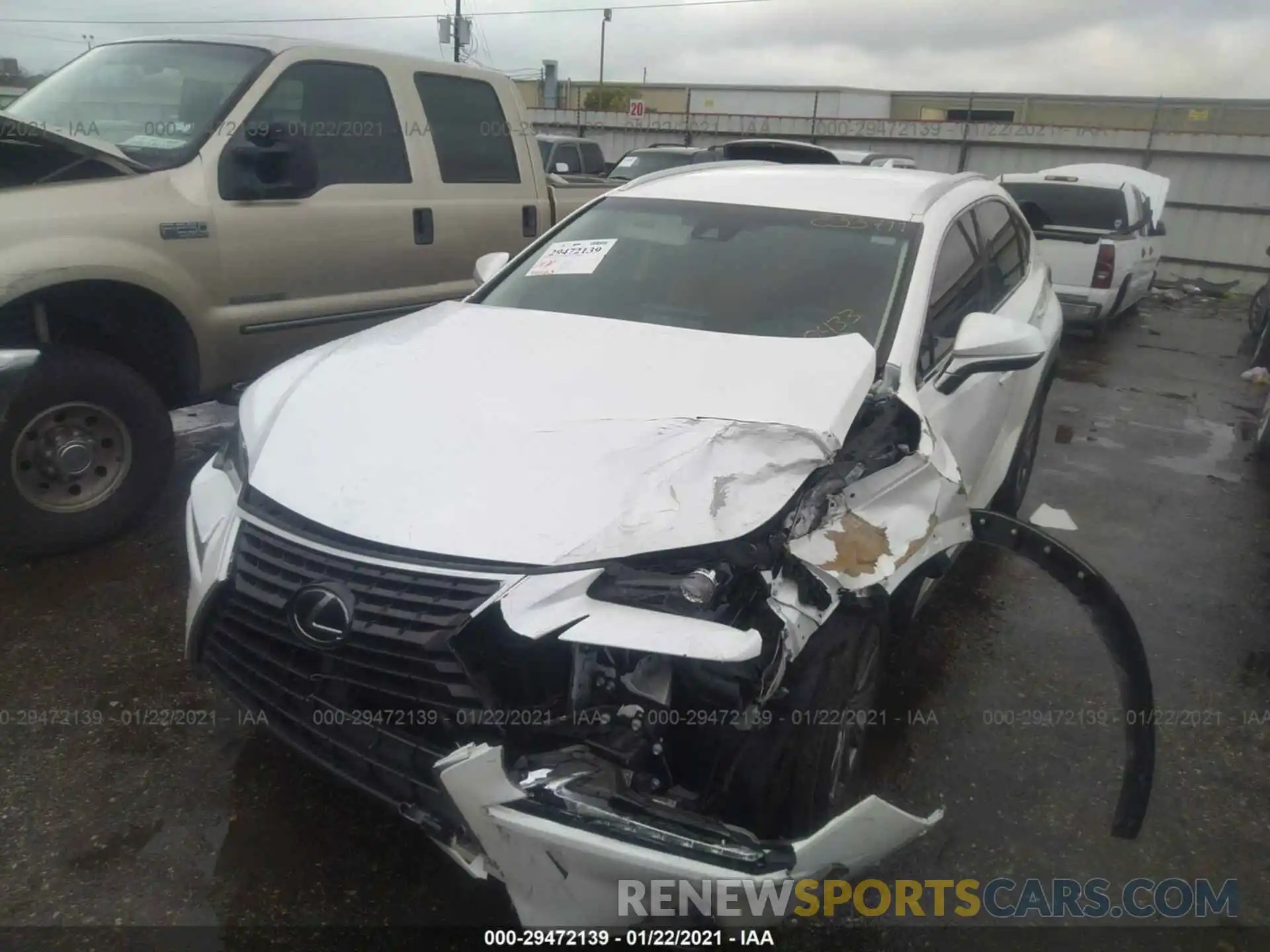 6 Фотография поврежденного автомобиля JTJYARBZ9K2120433 LEXUS NX 2019
