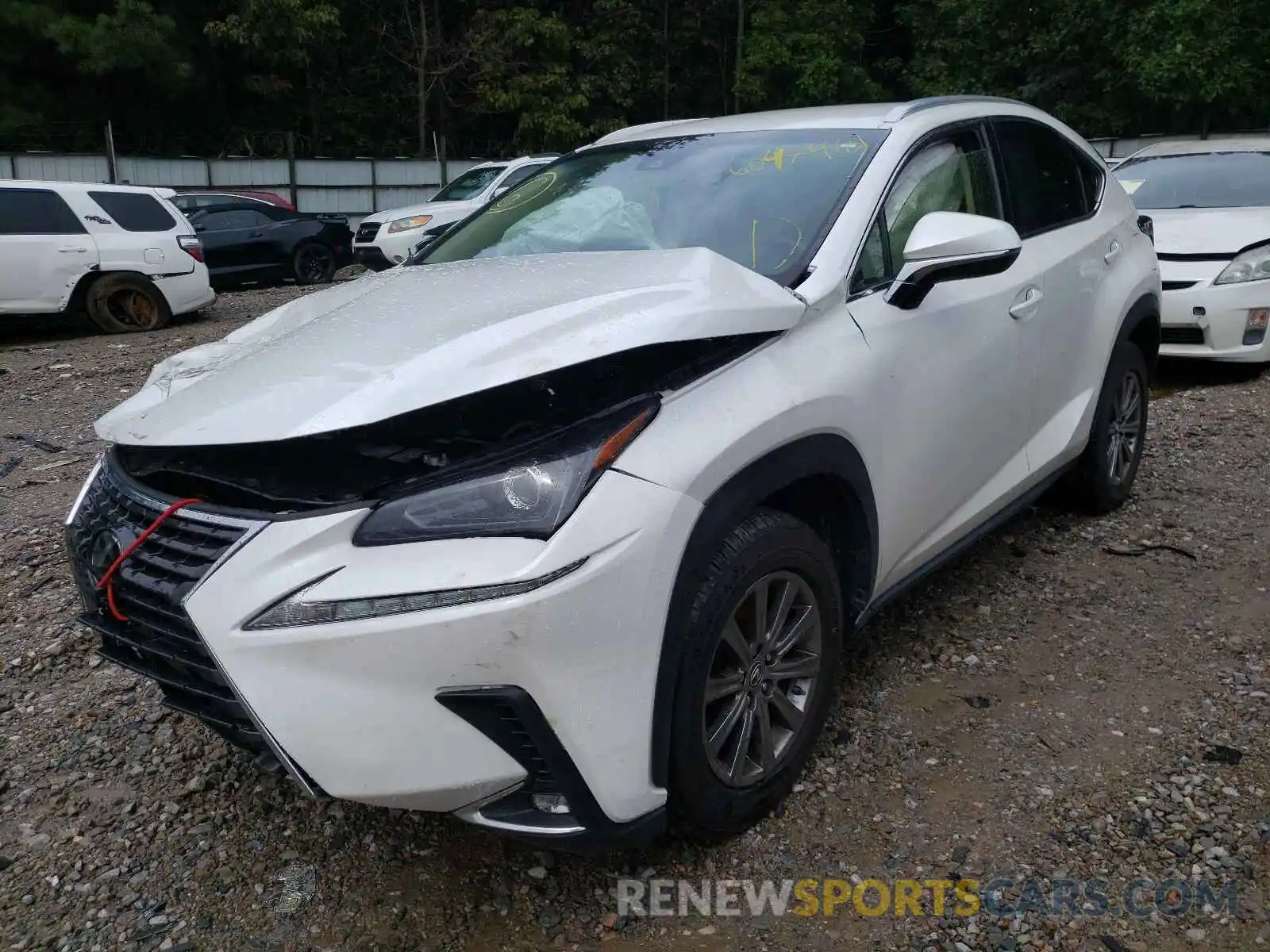 2 Фотография поврежденного автомобиля JTJYARBZ9K2120688 LEXUS NX 2019