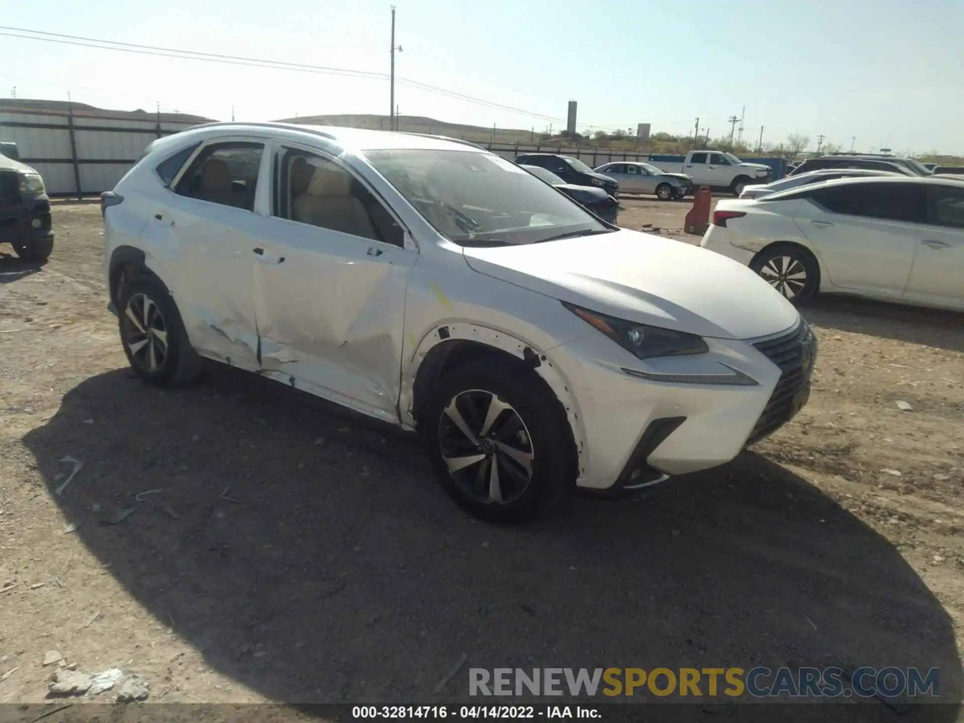 1 Photograph of a damaged car JTJYARBZ9K2121940 LEXUS NX 2019