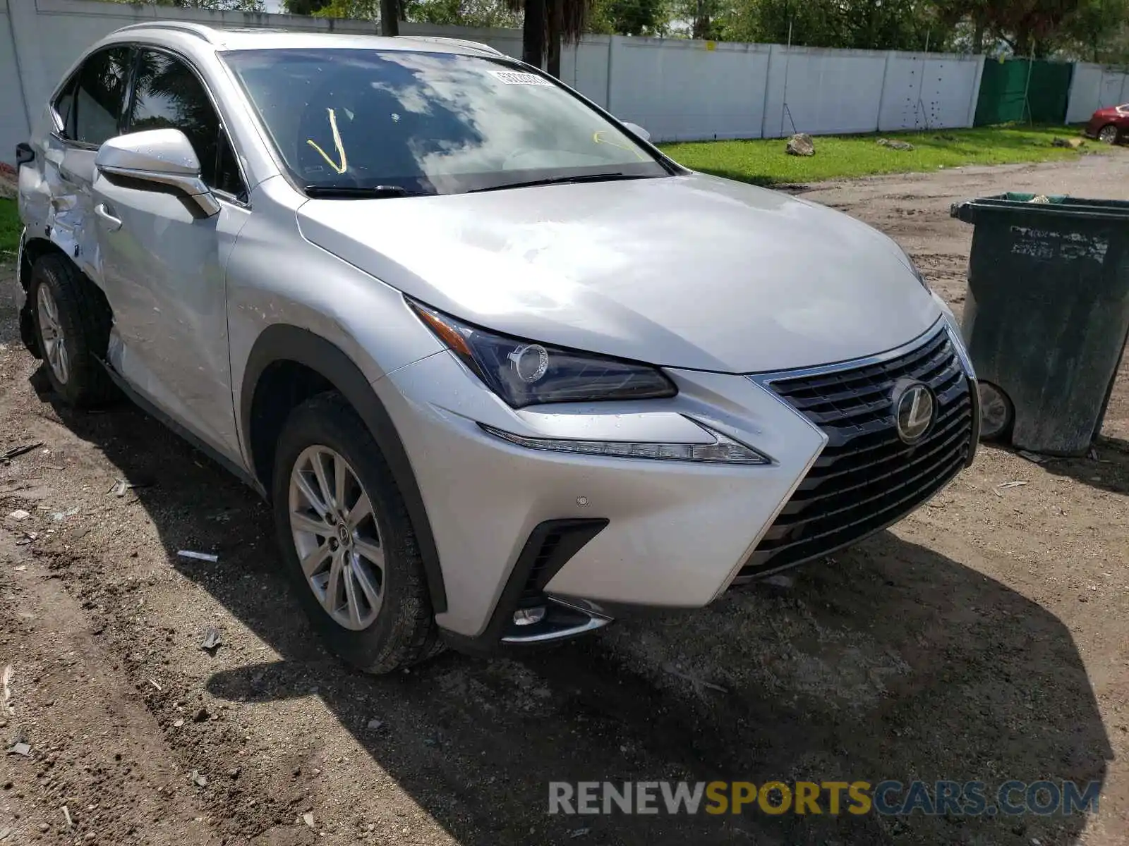 1 Photograph of a damaged car JTJYARBZ9K2122652 LEXUS NX 2019