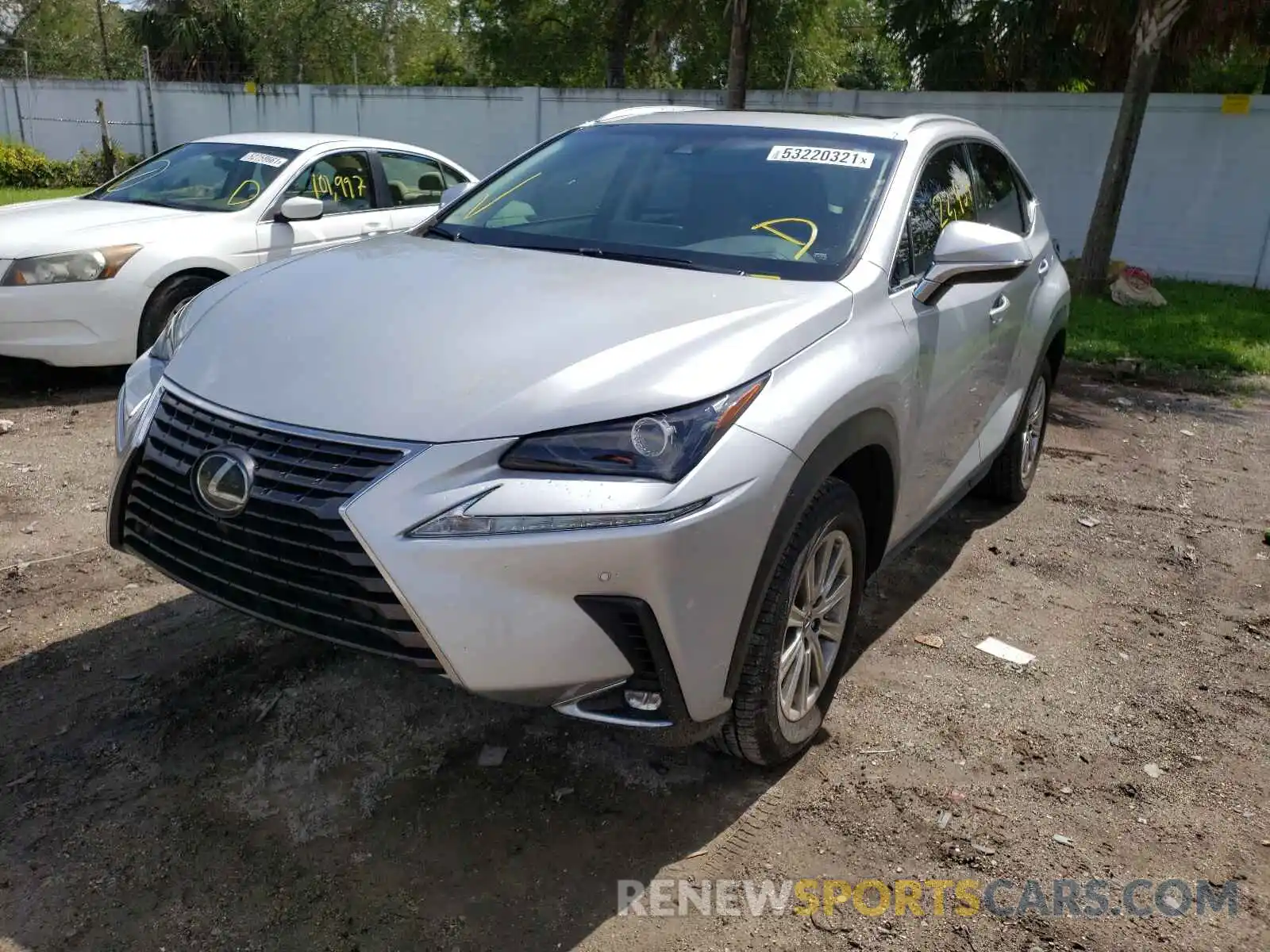 2 Фотография поврежденного автомобиля JTJYARBZ9K2122652 LEXUS NX 2019