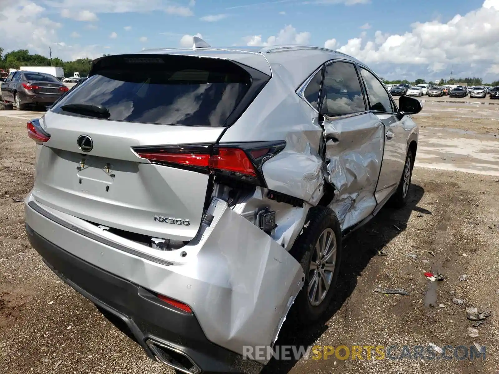 4 Photograph of a damaged car JTJYARBZ9K2122652 LEXUS NX 2019