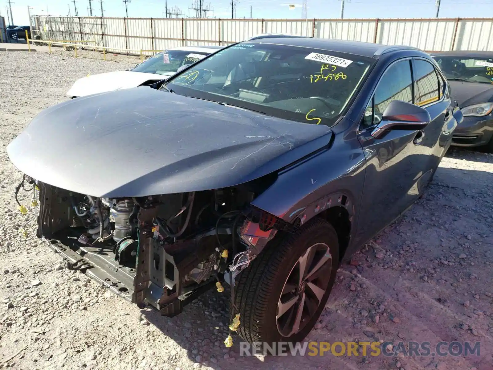 2 Photograph of a damaged car JTJYARBZ9K2123588 LEXUS NX 2019